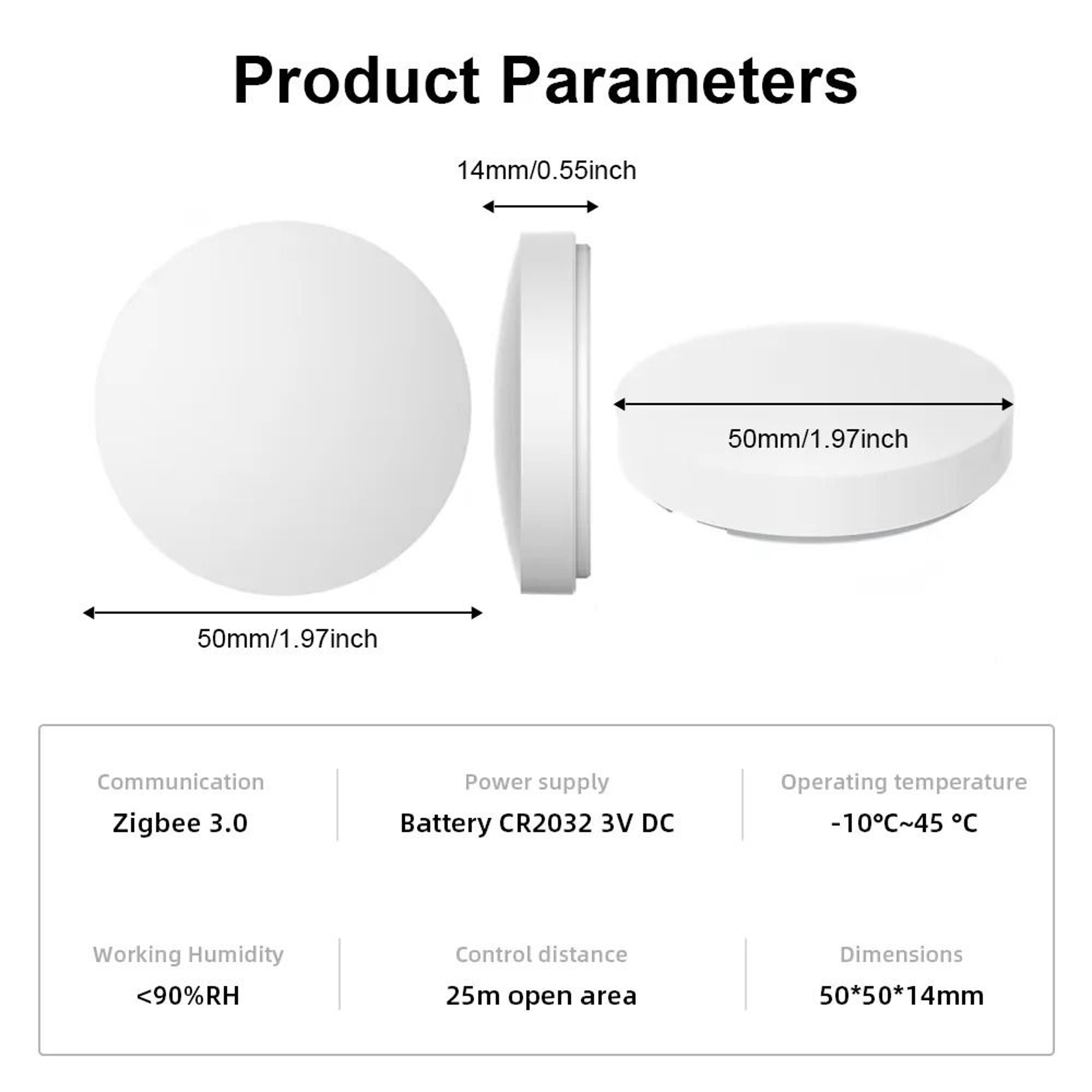 ZigBee Wireless Scene Switch 6