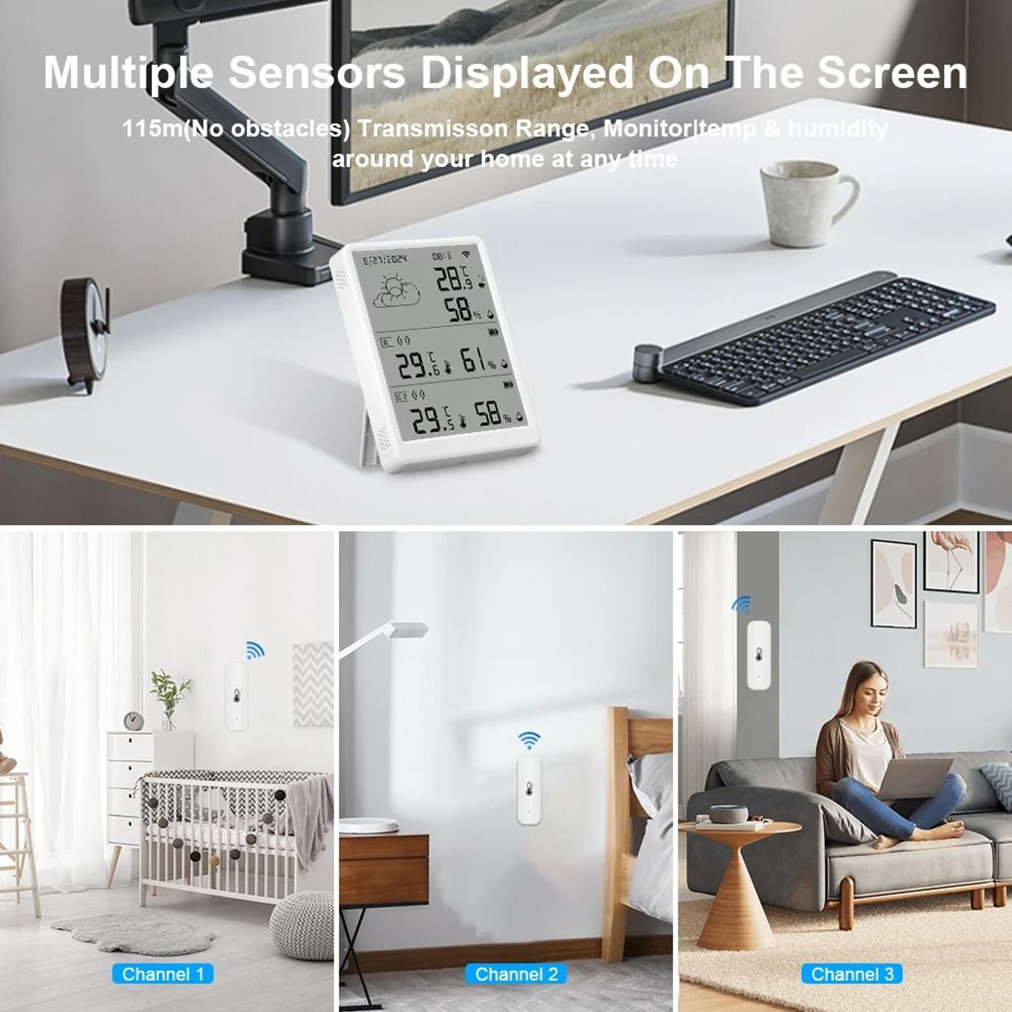 Tuya WiFi Smart Weather Station Kit 2