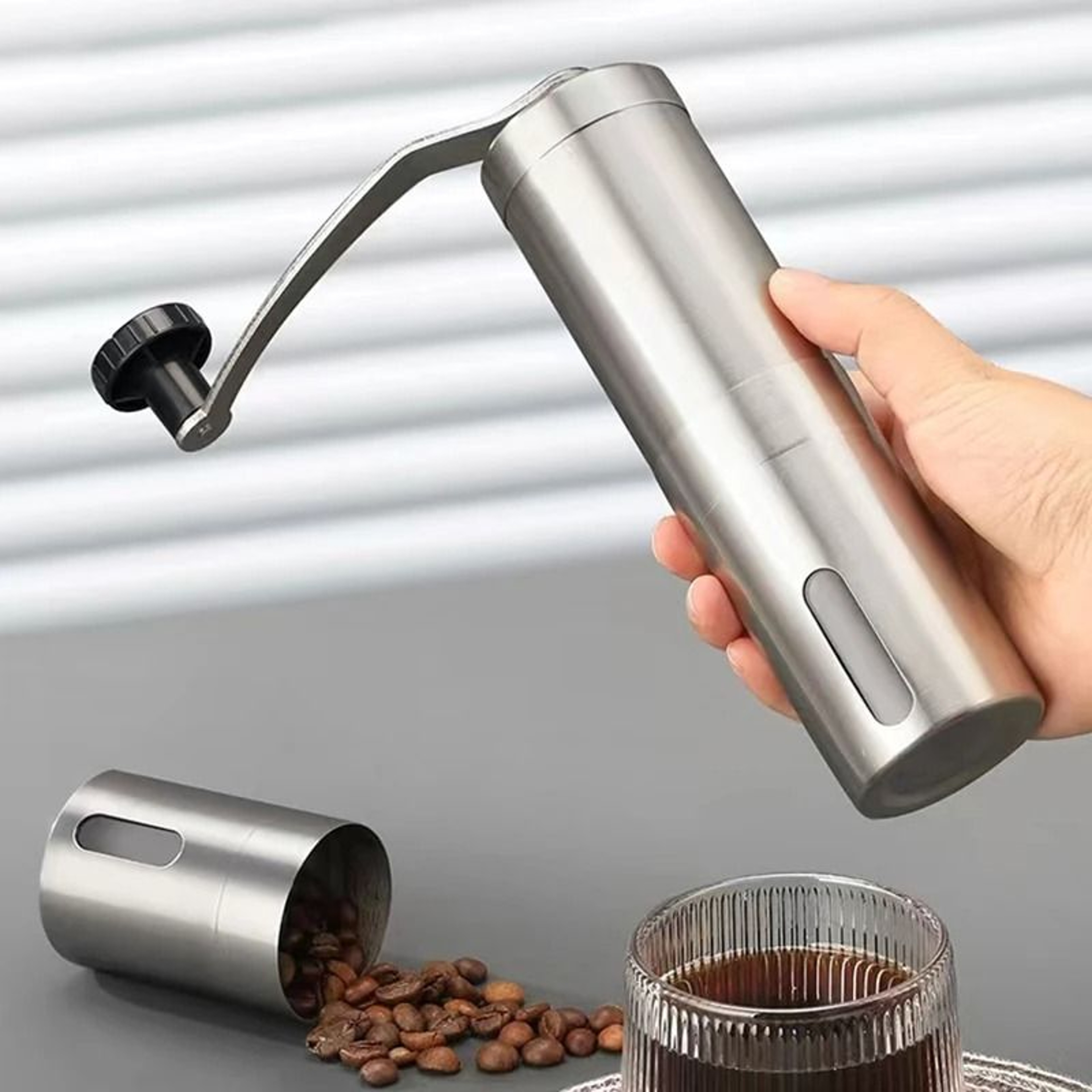 HighFidelity Stainless Manual Coffee Grinder 2