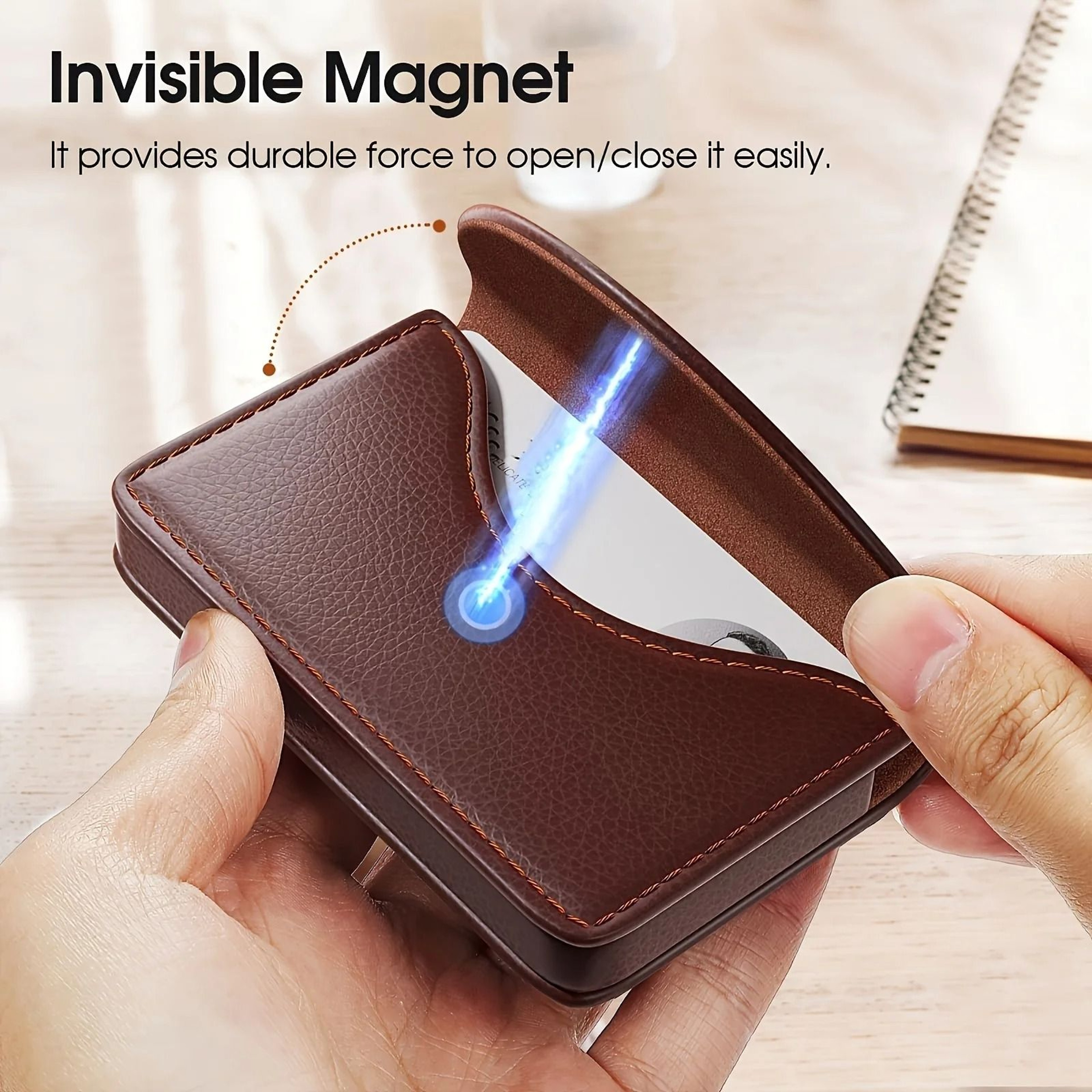 PU Leather Business Card Holder 2