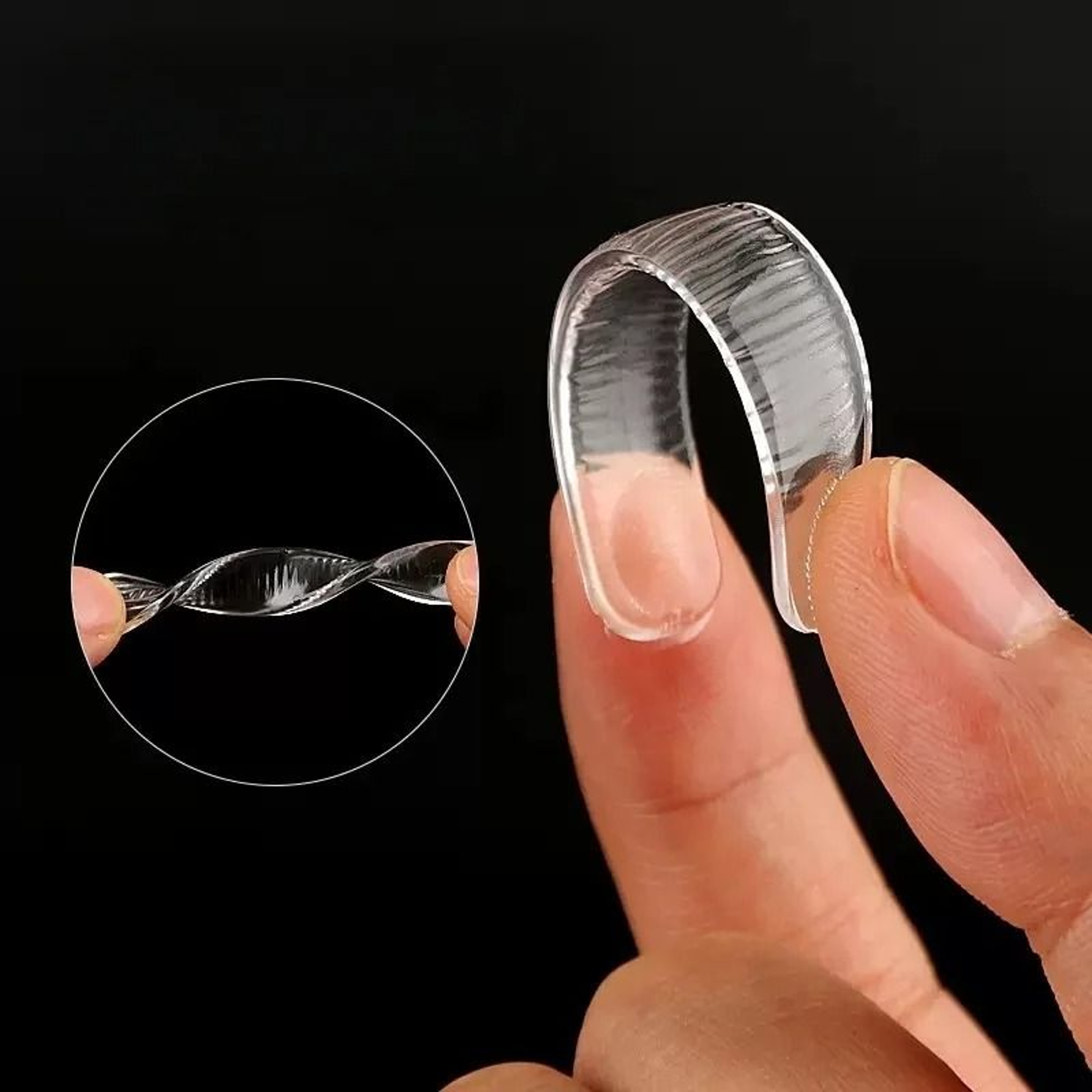 10pc Clear AntiCollision  NoiseReducing Wall Protectors 3