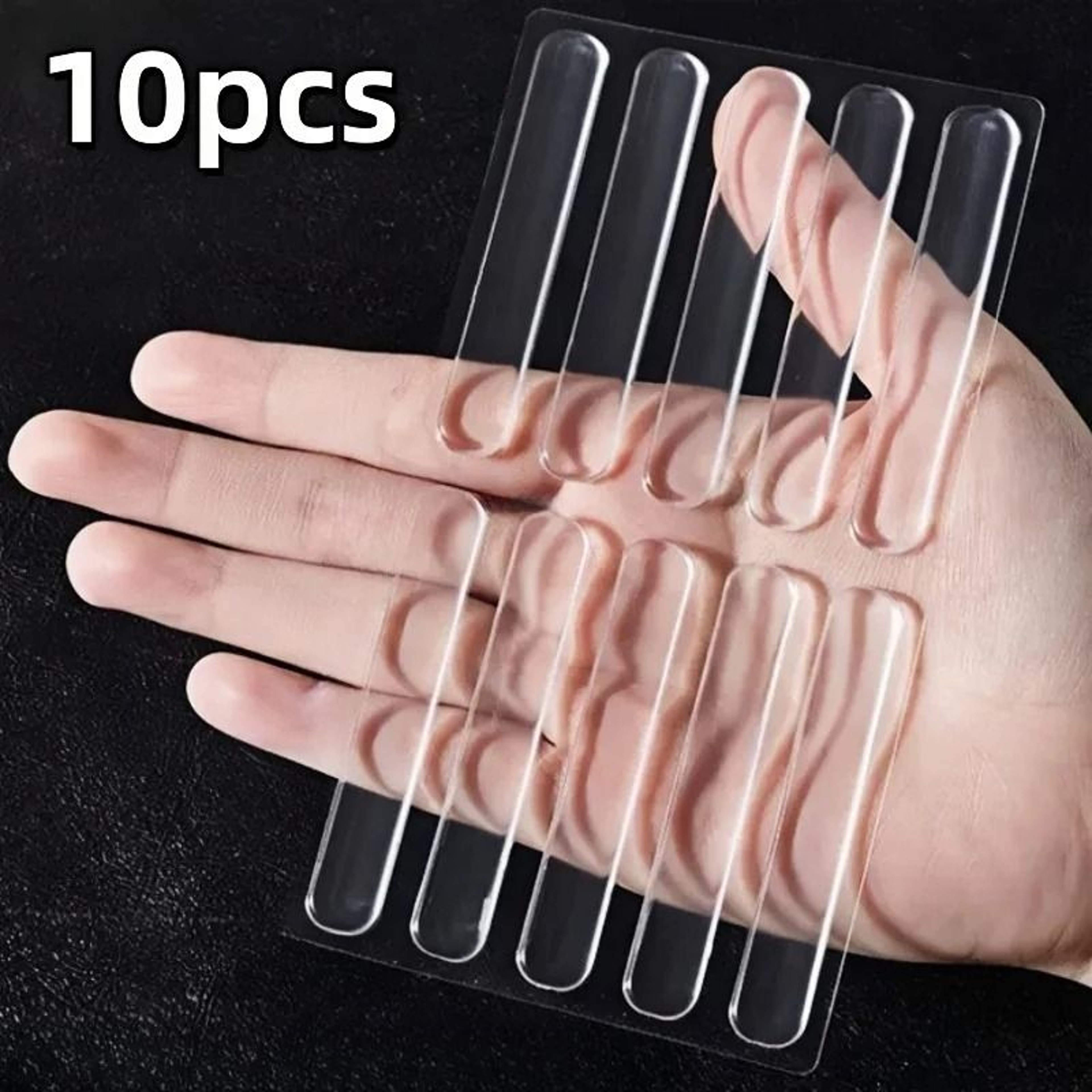10pc Clear AntiCollision  NoiseReducing Wall Protectors 6