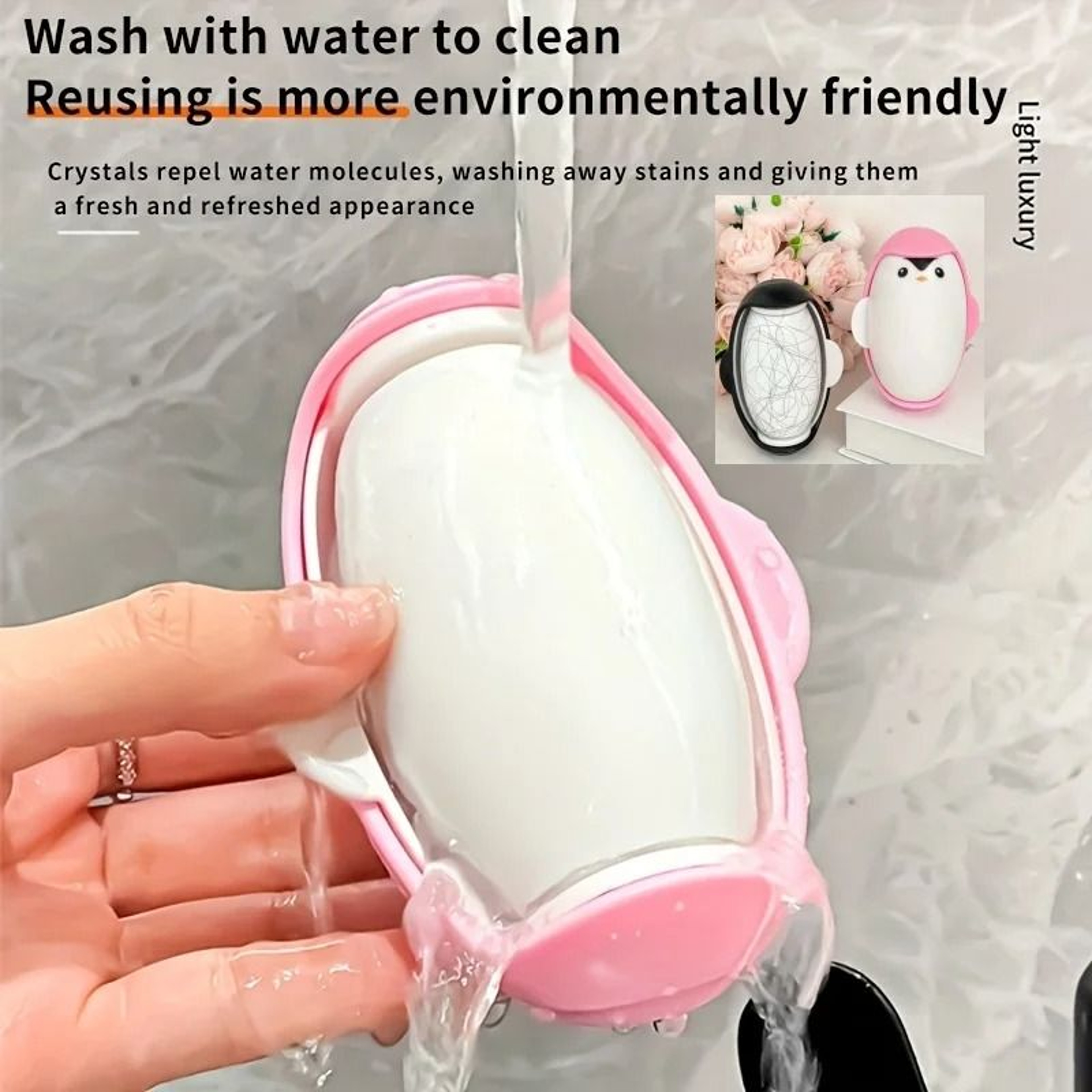 RollType SuperSticky Lint Remover Washable  Reusable For Pet Hair 0