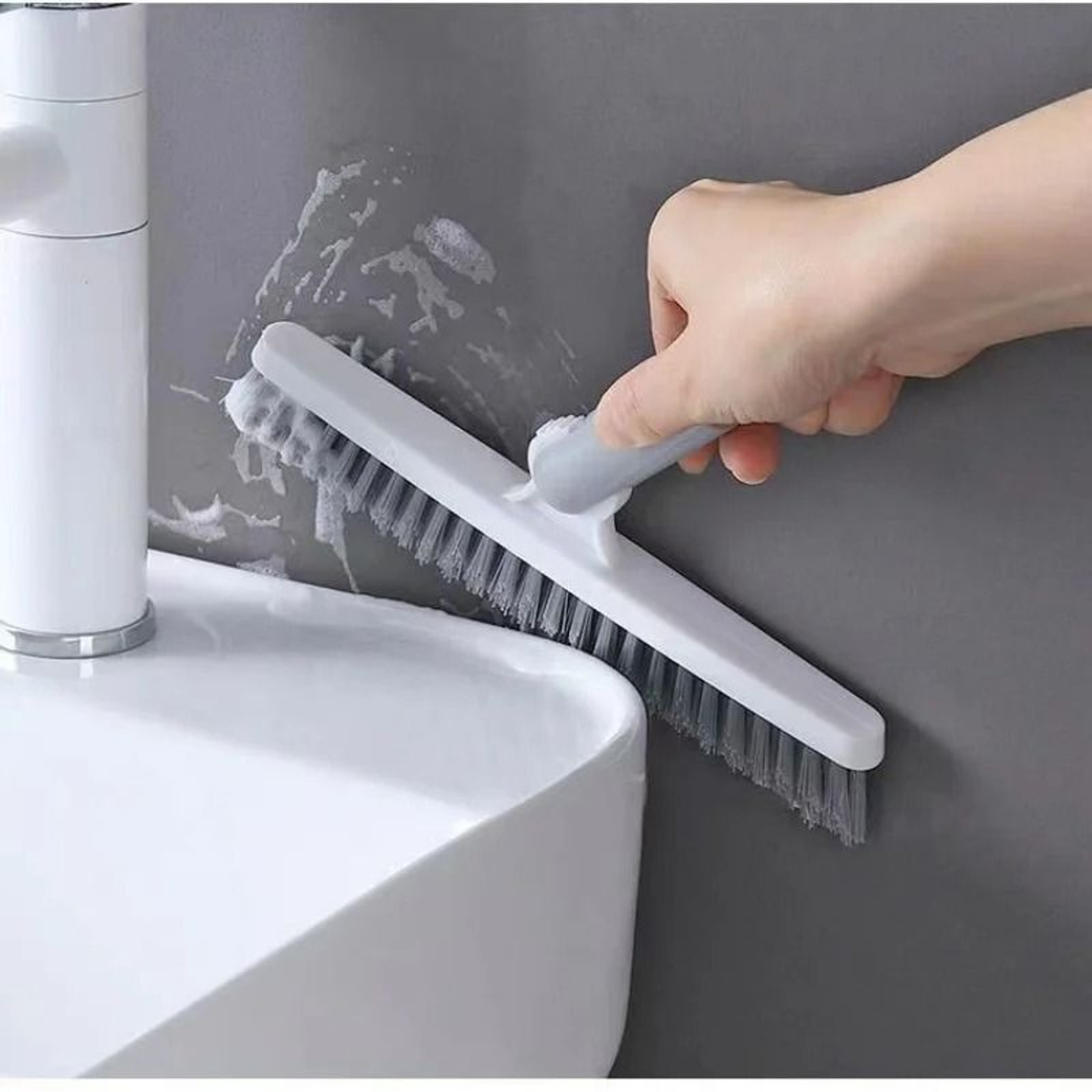 Home Floor And Seam Brush  Bathroom Tile Corner And Crevice Mop For No Dead Space Cleaning 3