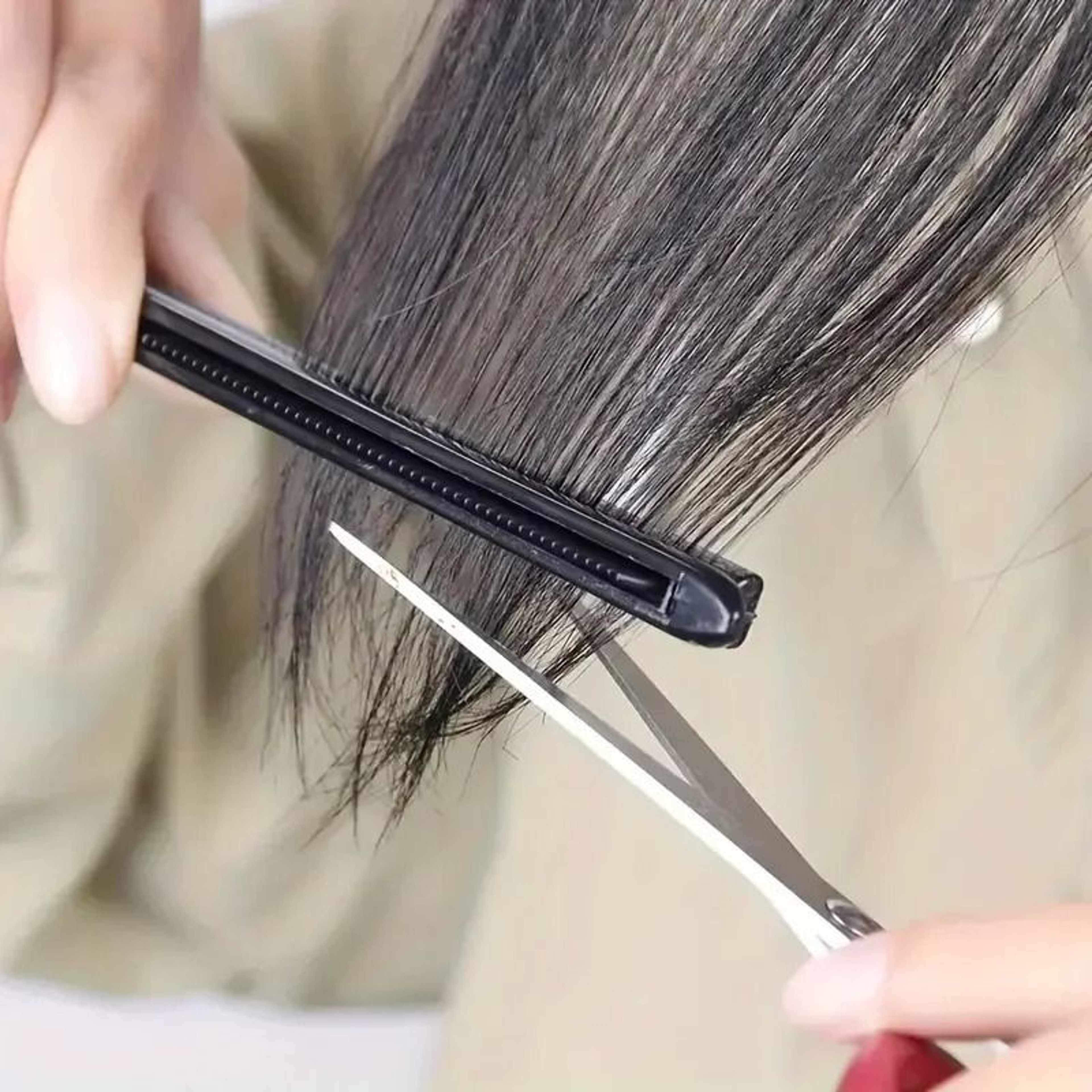 VShape Hair Styling Comb Straightening Splint Comb  The Ultimate Hair Tool For A Sleek Look 1