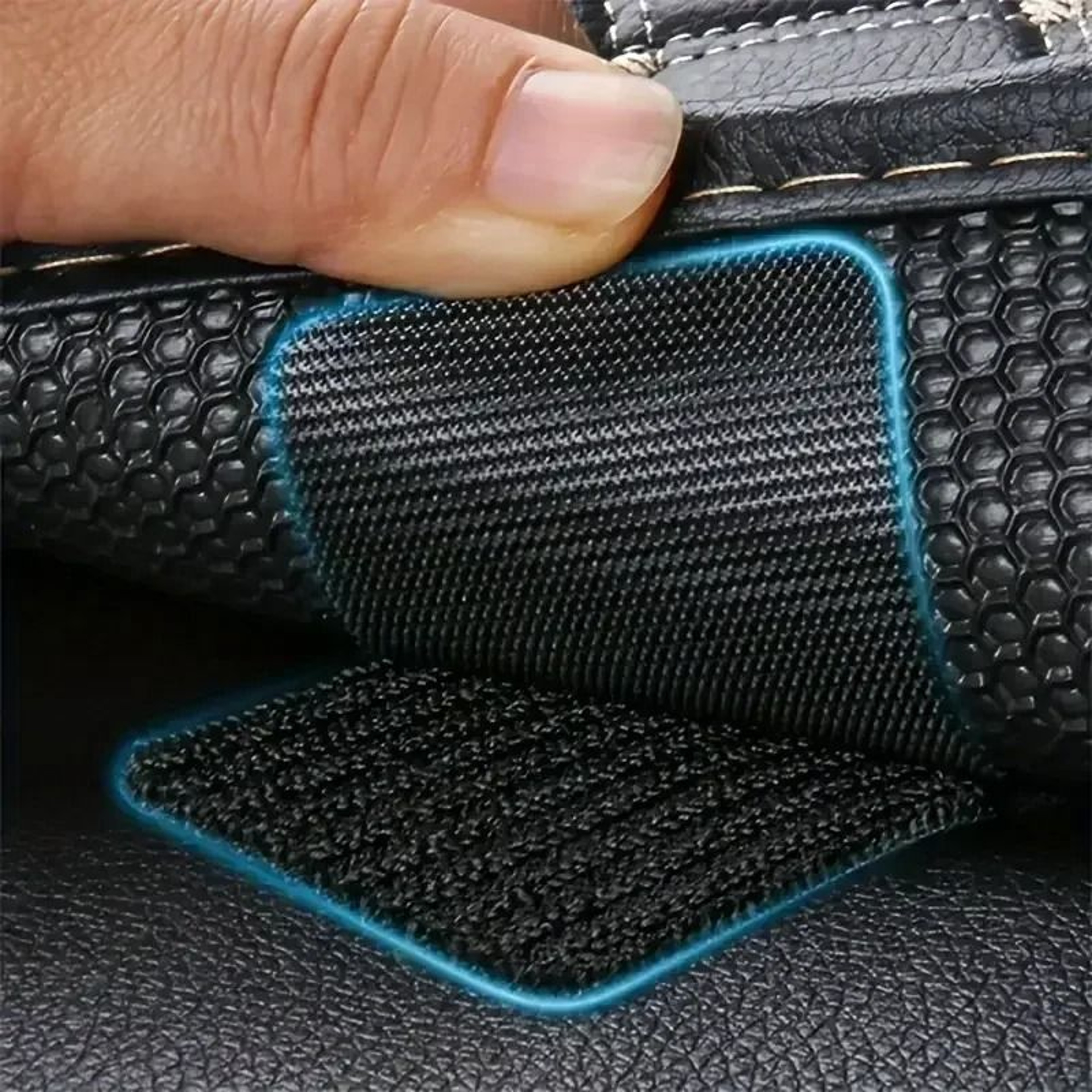 10 Pairs Rectangular Carpet Grips  DoubleSided High Adhesive NonSlip Fasteners 2