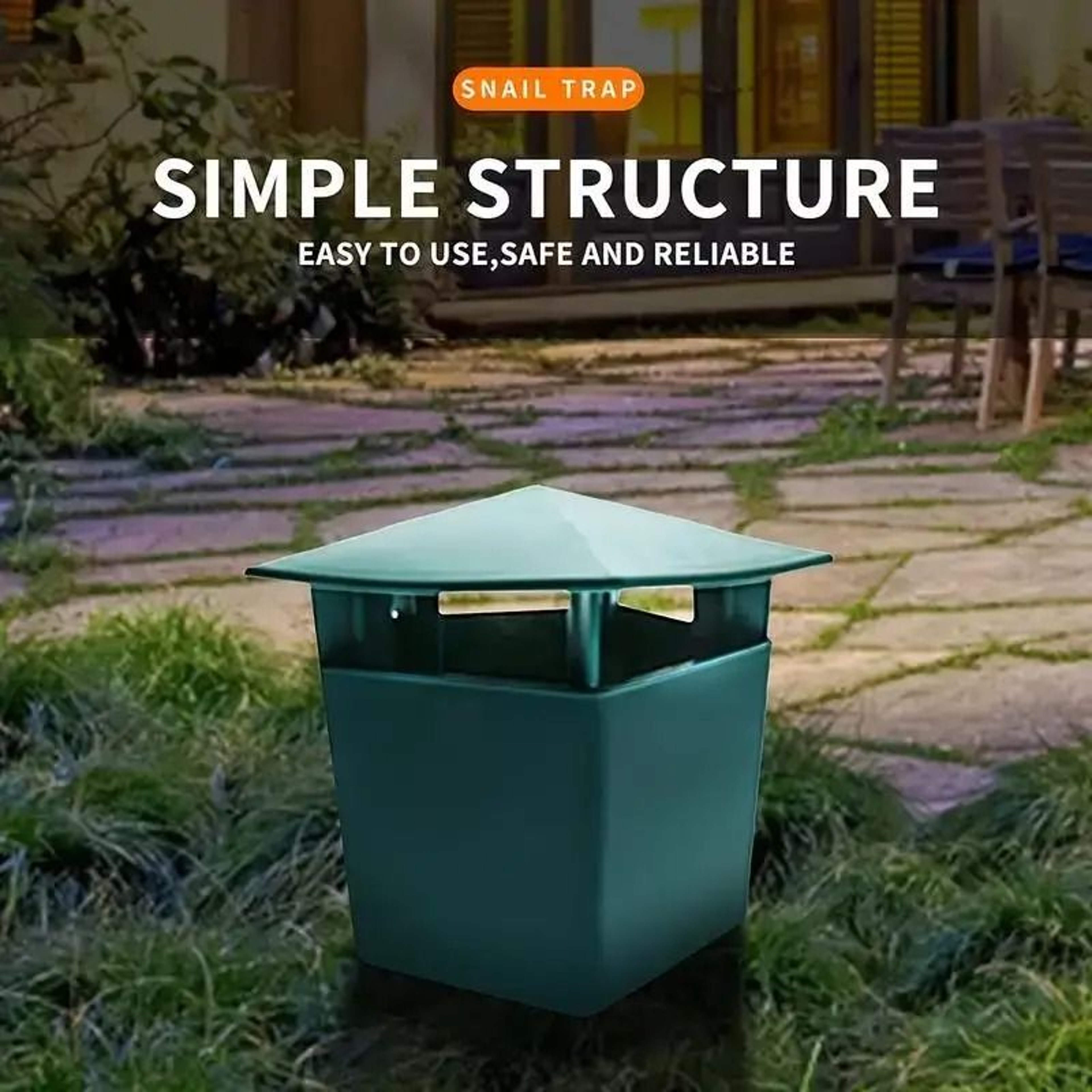 Durable Snail  Slug Trap  Safe Plastic Cage For Vegetables And Flowers 3