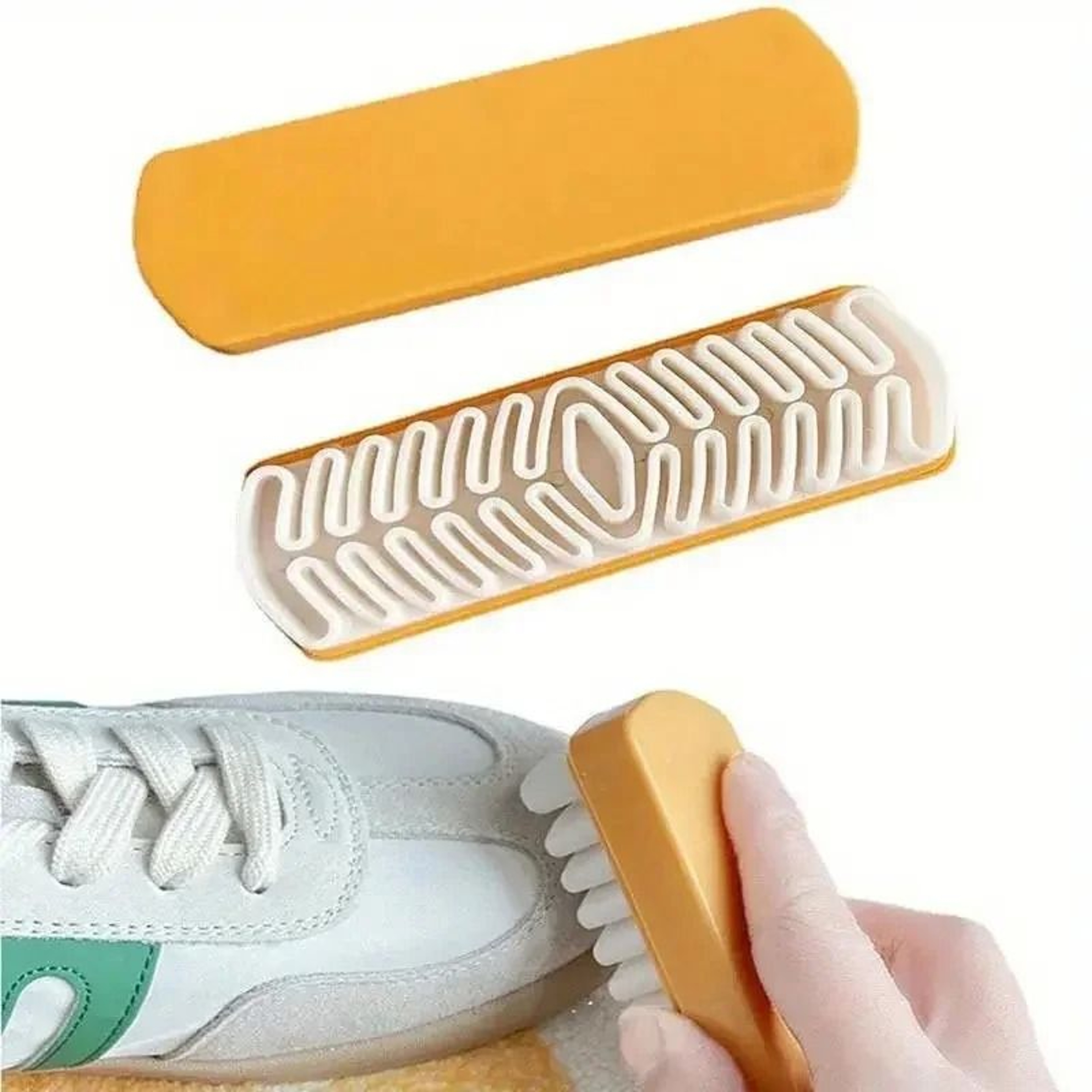 Suede And Nubuck Raw Rubber Brush  Professional Cleaning Tool For Snow Boots  Leather 0