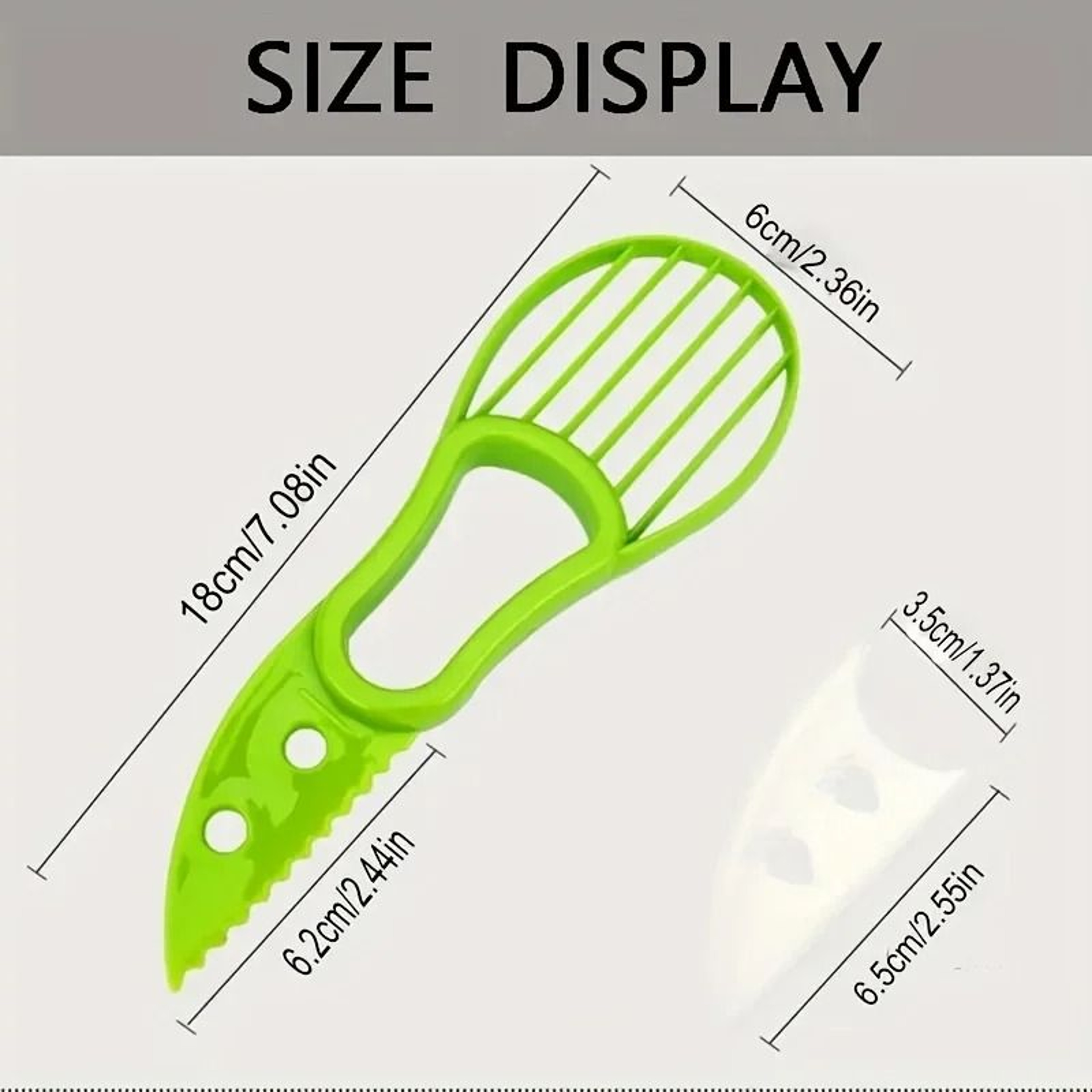 Multifunctional 3in1 Avocado Slicer  Essential Tool For Home Kitchen  Outdoor Camping 2