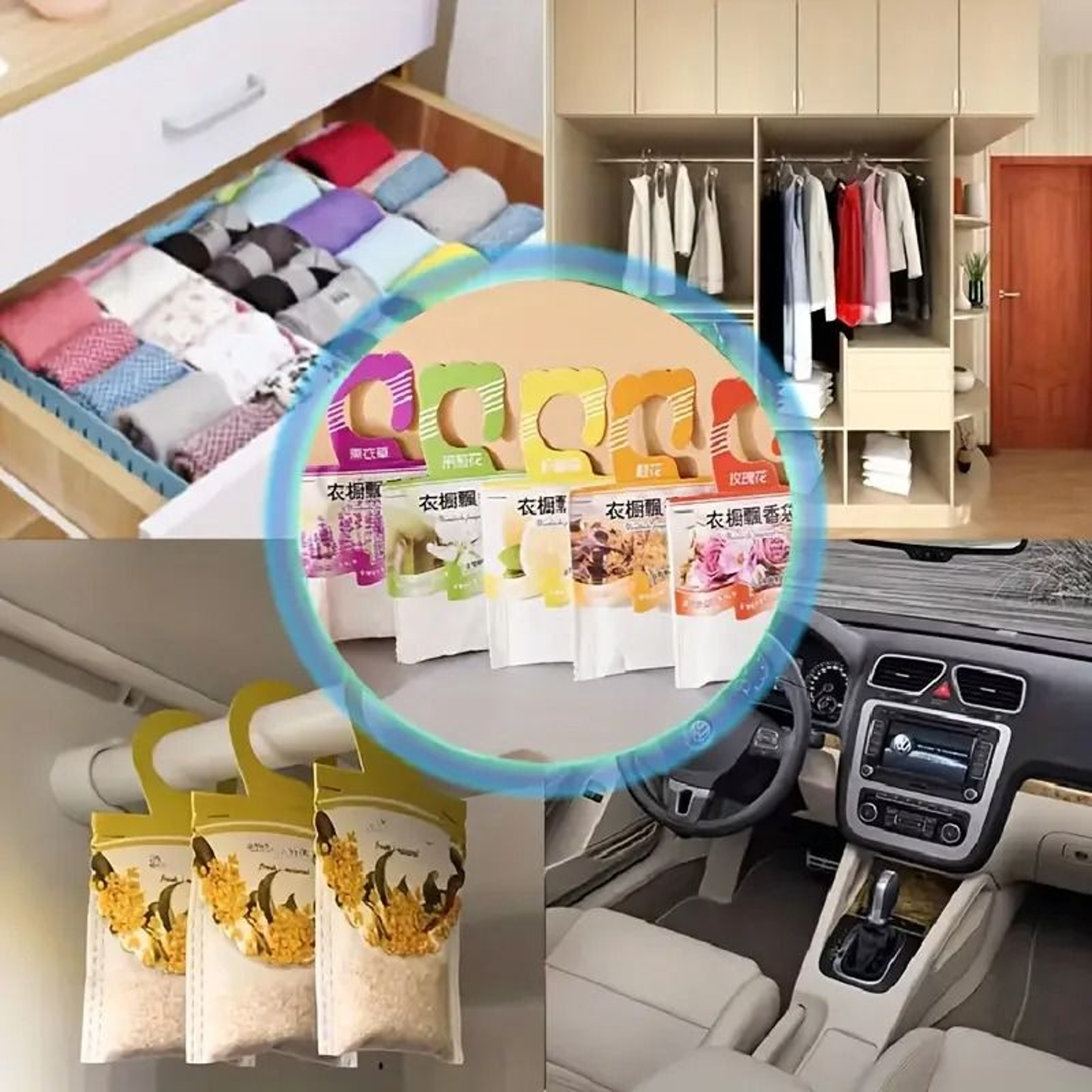 1pc Wardrobe Sachet  LongLasting Freshness  Odor Elimination For Closet Car  Home 1