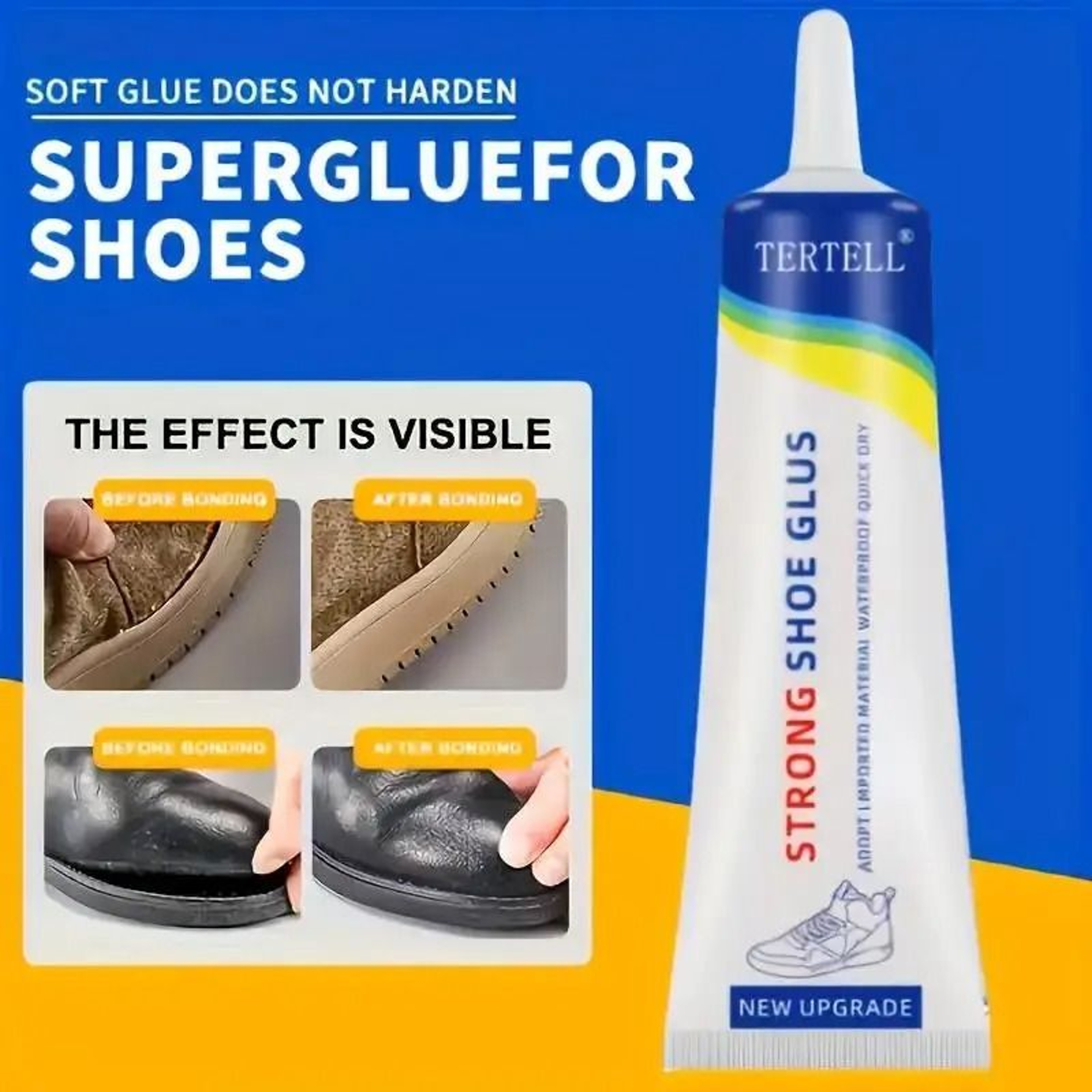 Professional Shoe Repair Glue 60ml  HighPerformance Elastic Adhesive 1