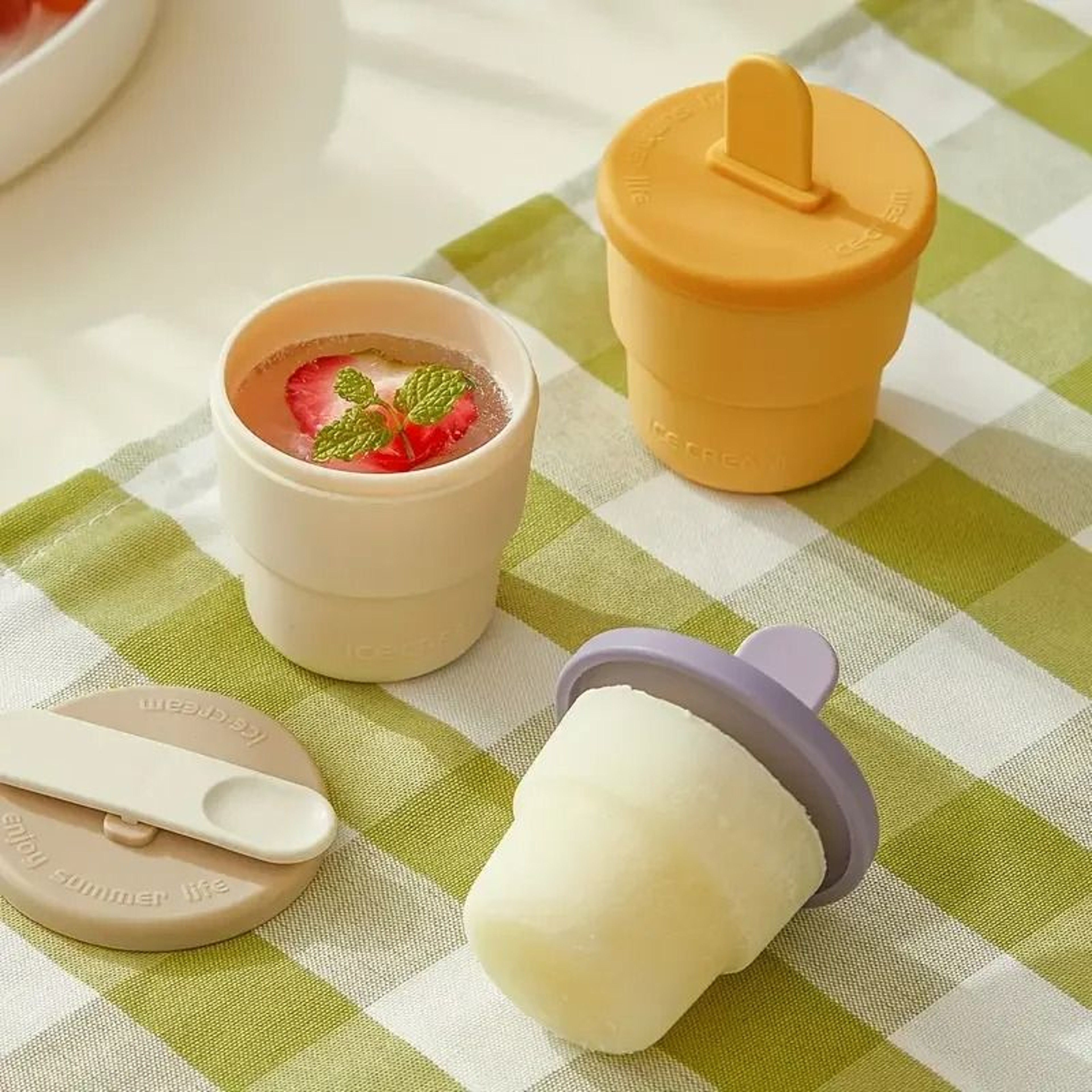 Silicone Ice Cream Cups  BPAFree Freezer  Oven Safe 3