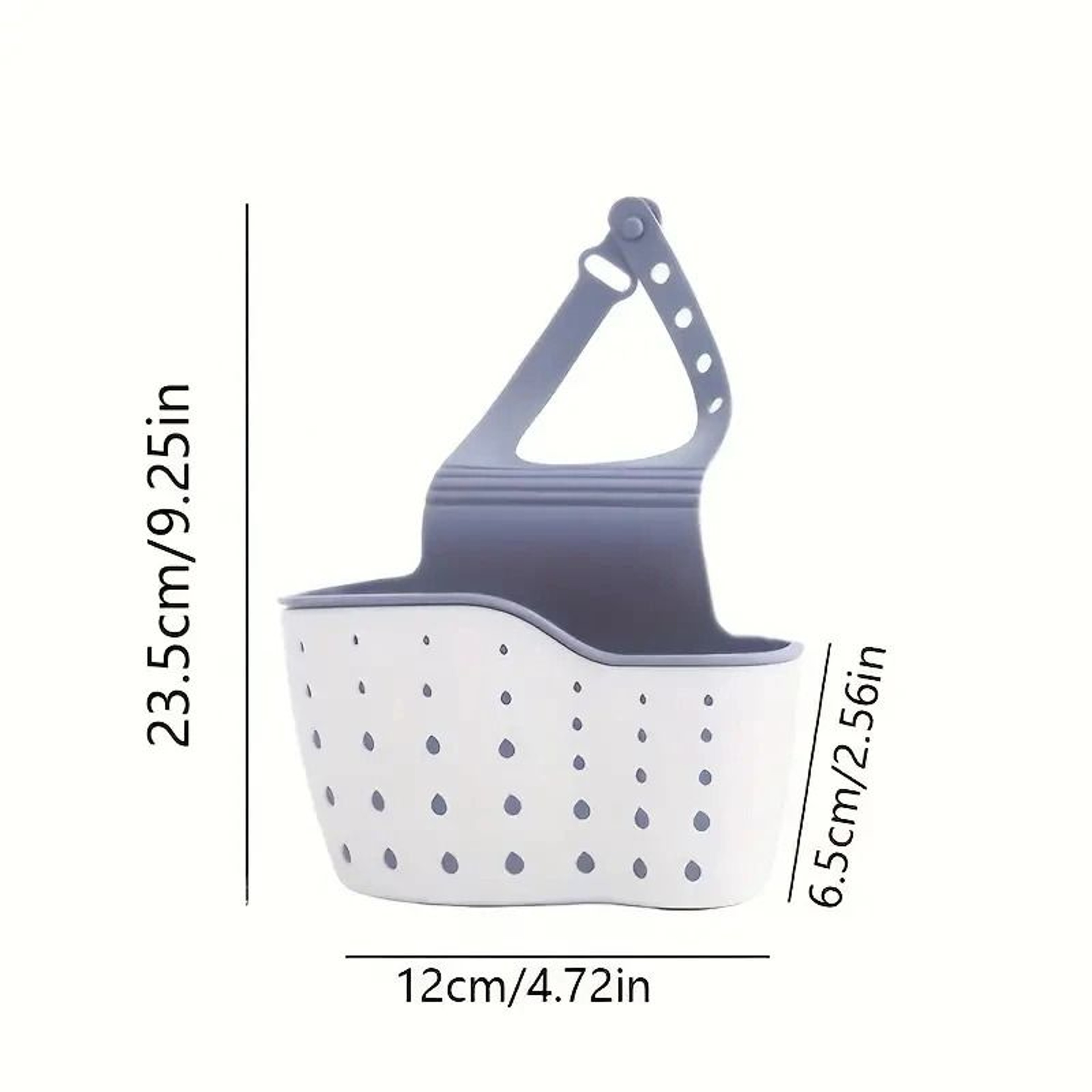 Adjustable SnapOn Sink Draining Bag  DoubleLayer Kitchen Sponge Holder 3