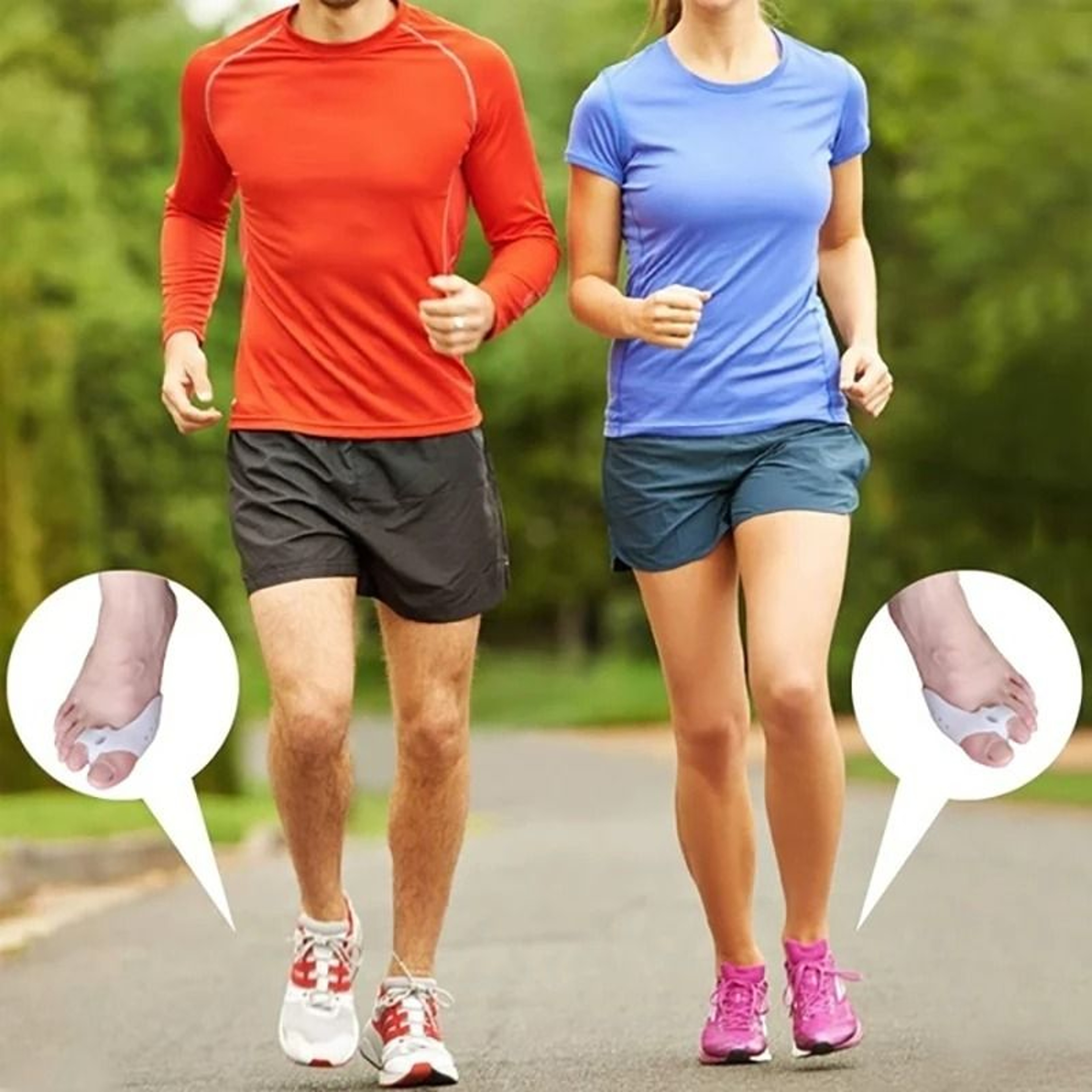 1 Pair Silicone Toe Corrector  Instant Hallux Valgus Relief  Foot Comfort 5