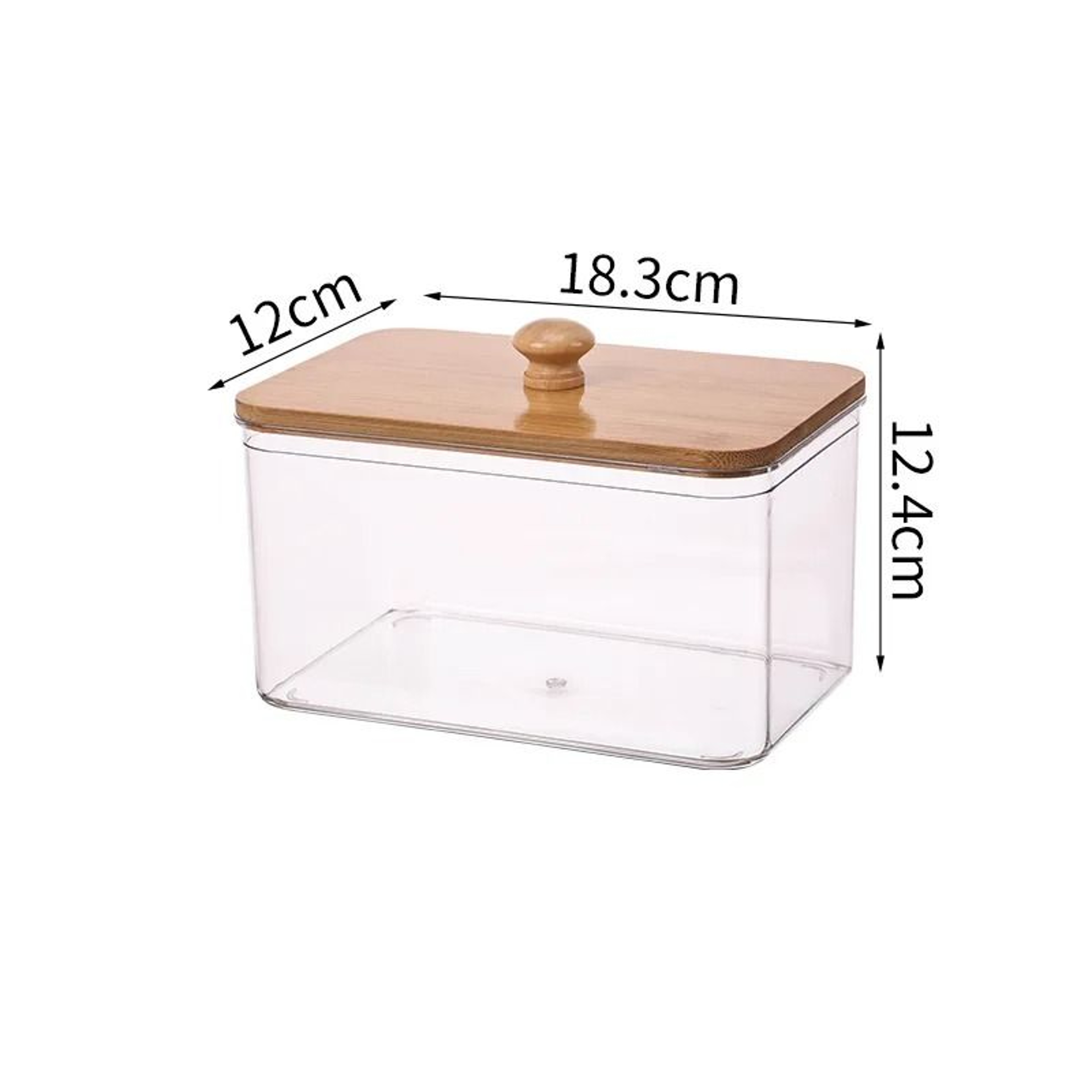 Aesthetic Bamboo Lid Storage Collection  Decorative Laundry  Desktop Organizer 6