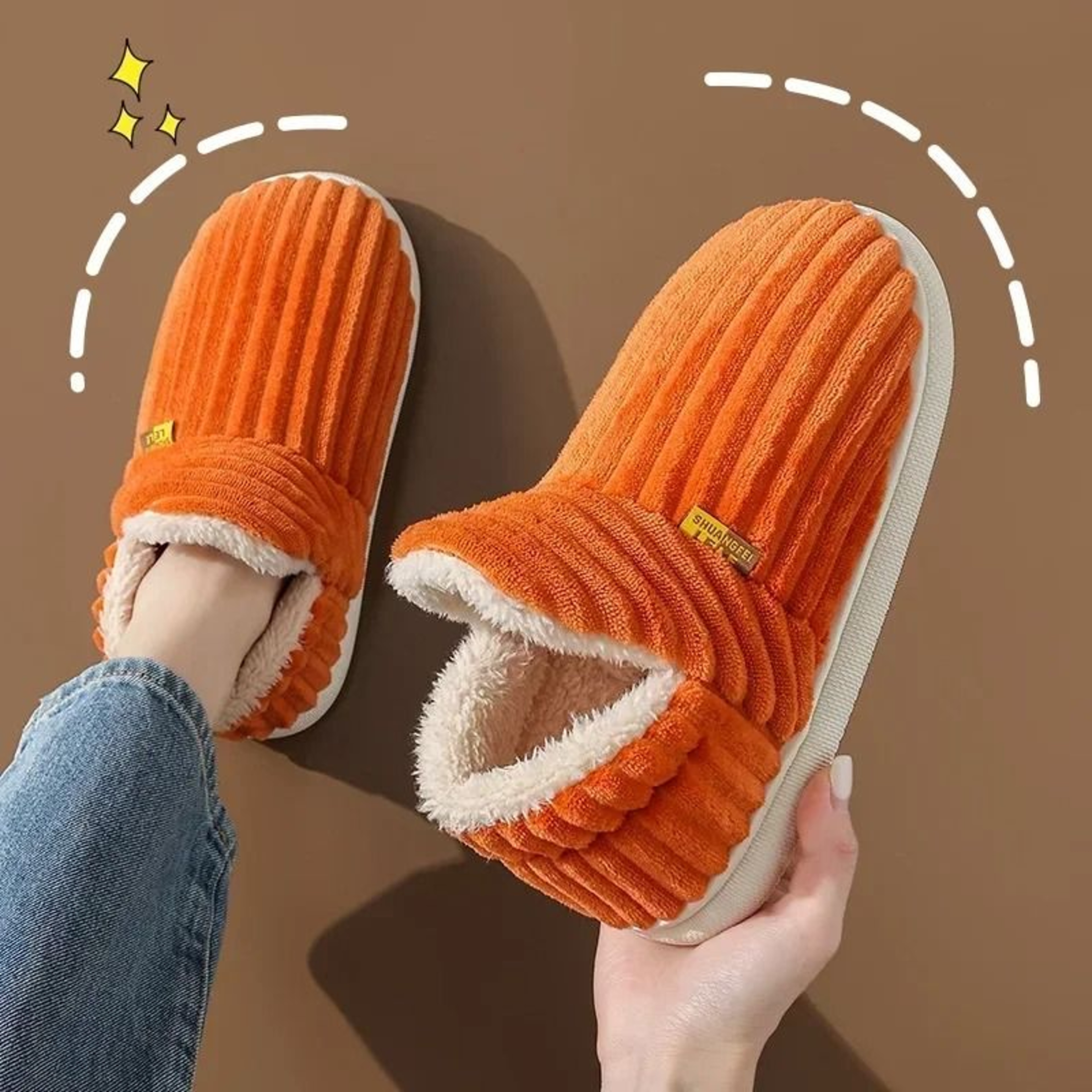 New Winter Fur Slippers  Fashionable Warmth For Women  Men 6