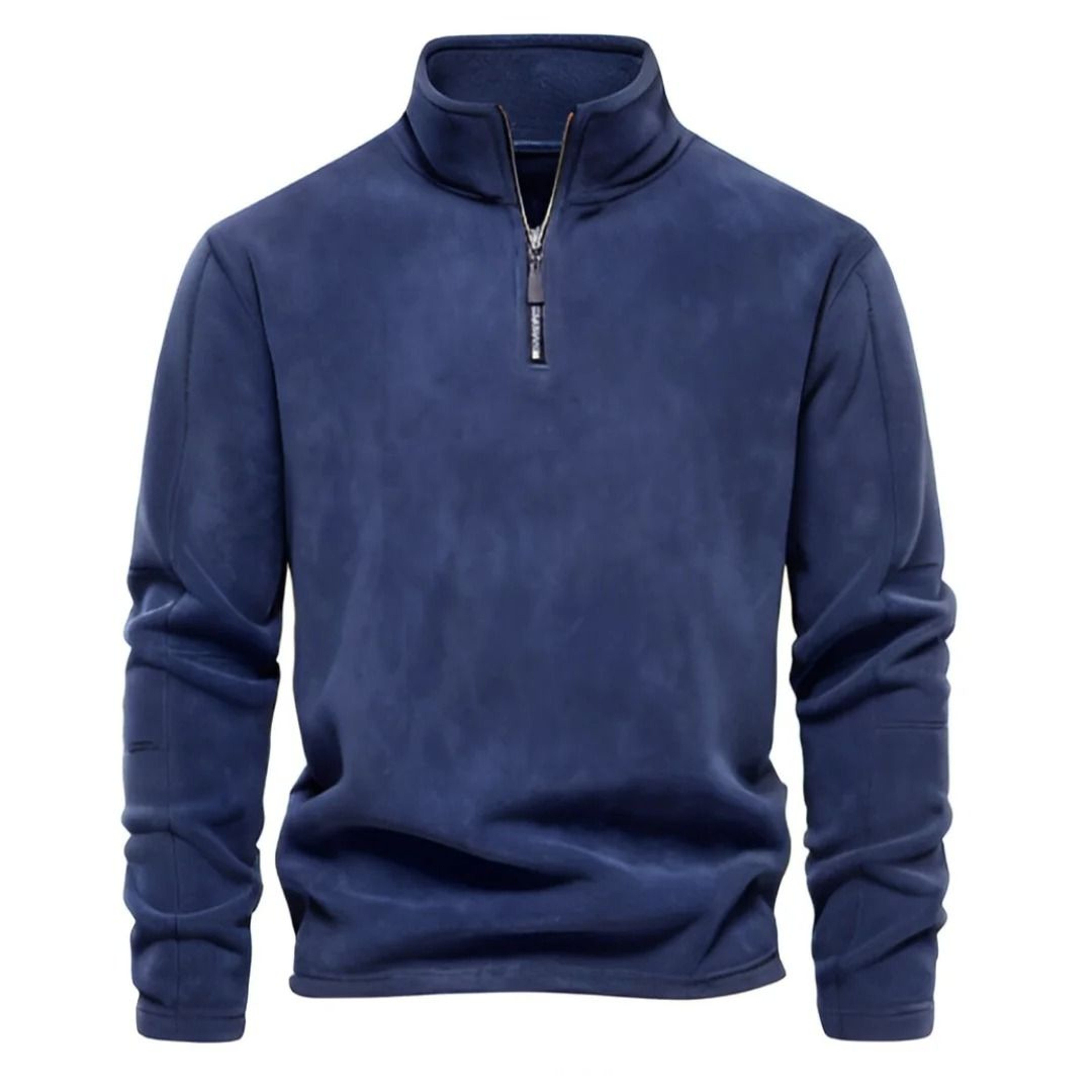 Quality Thickened Warm Fleece Jacket  Mens Zipper Neck Soft Shell Pullover 11