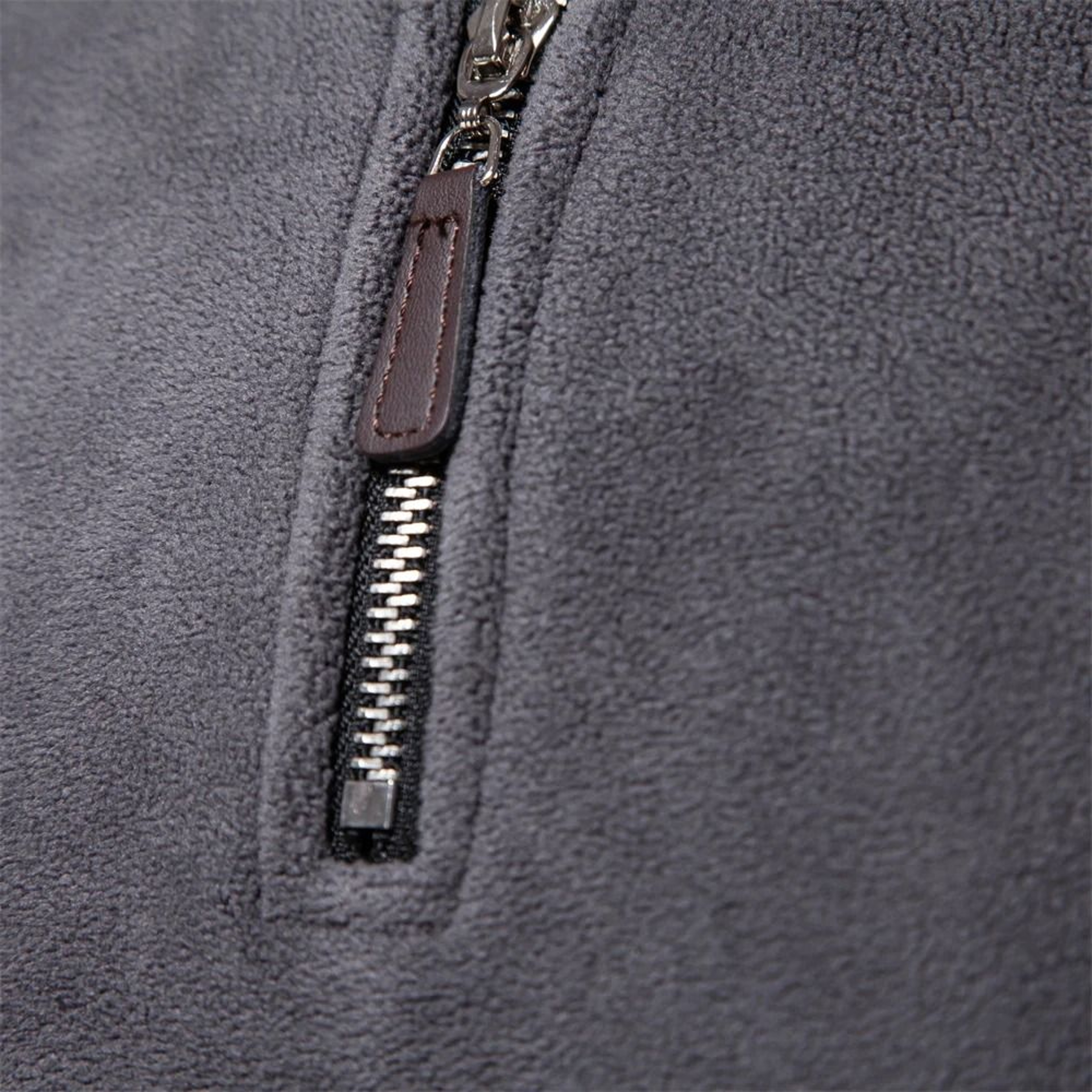 Quality Thickened Warm Fleece Jacket  Mens Zipper Neck Soft Shell Pullover 2