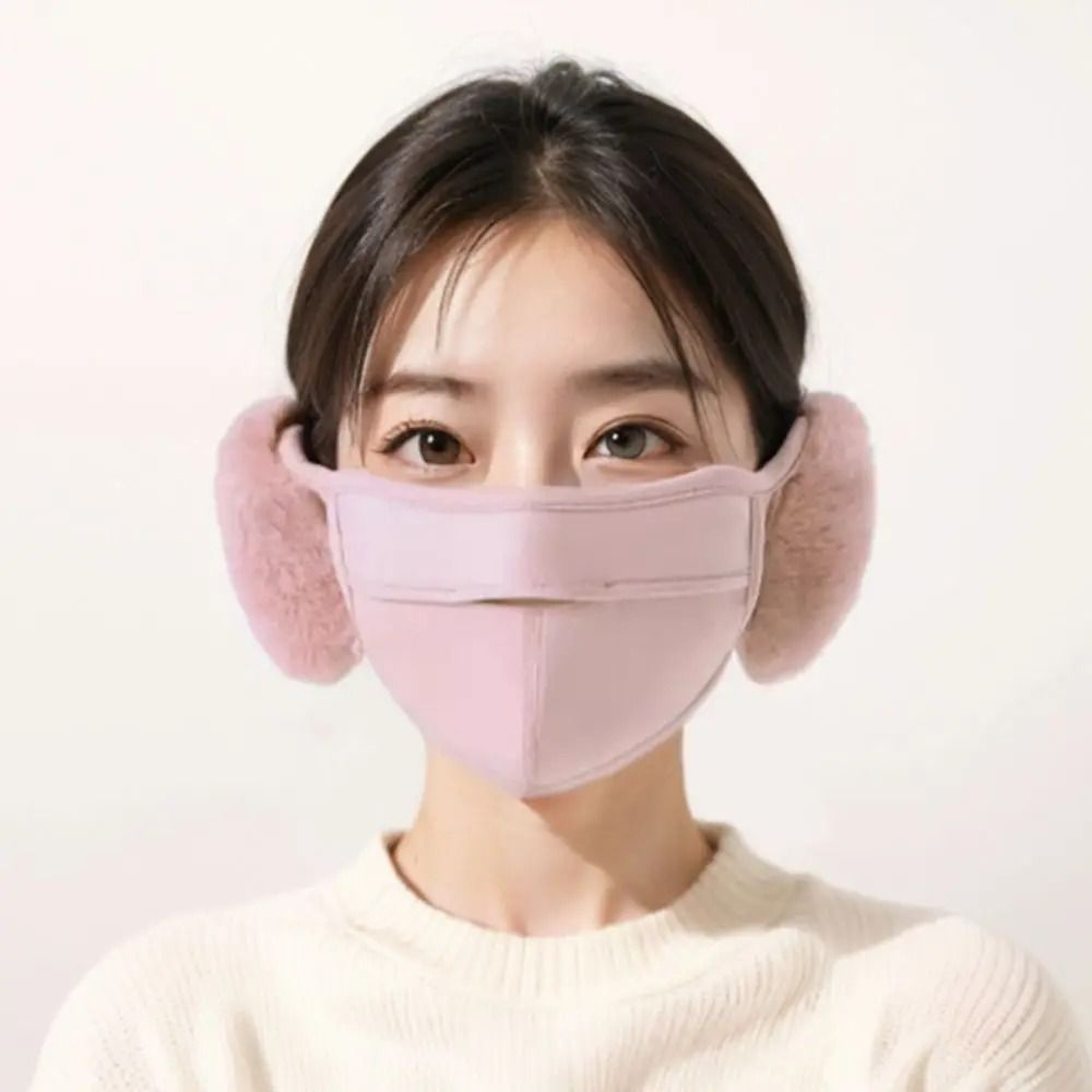 Winter Warm Thermal Earmuffs Mask  Windproof Fleece Earflap Wrap 2