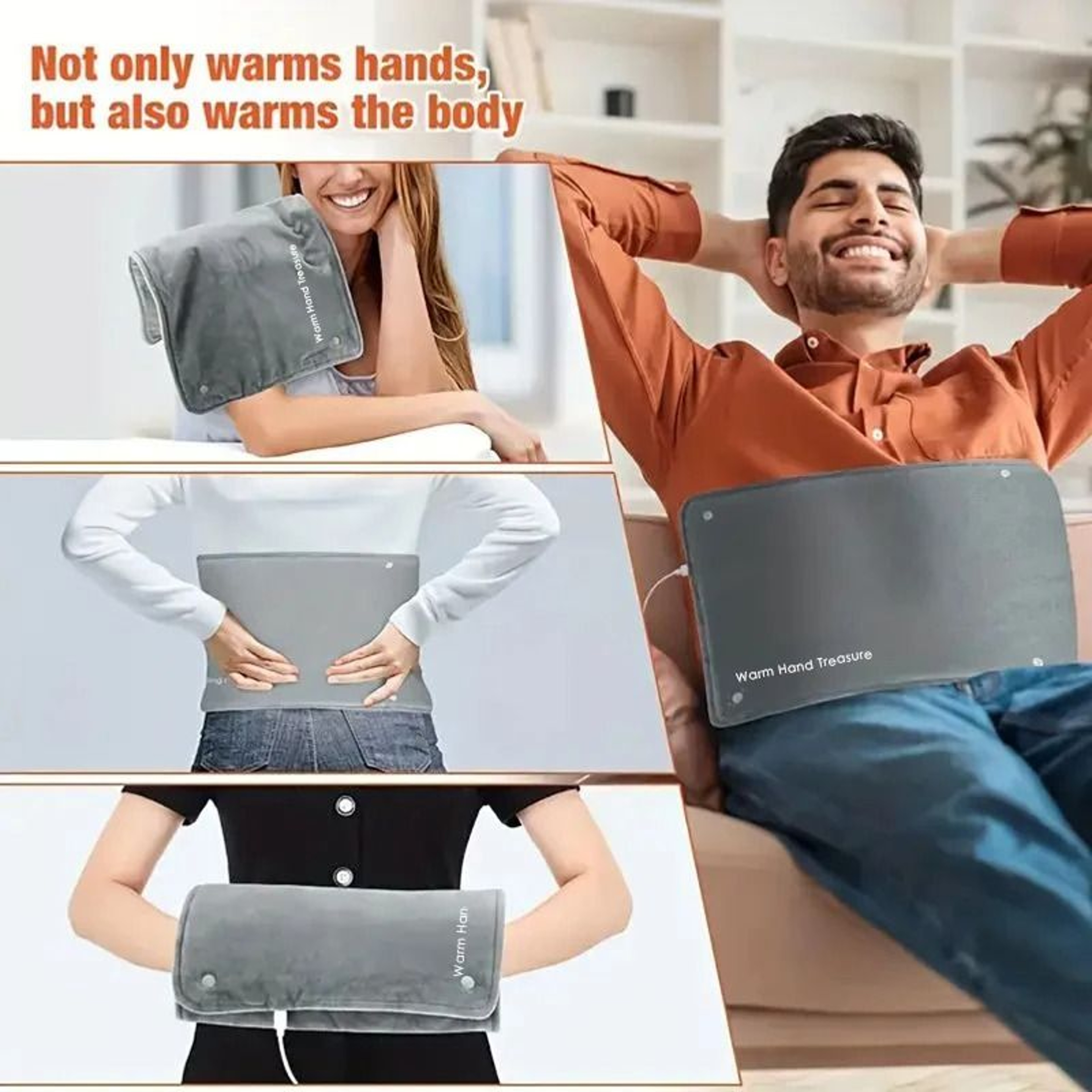 Graphene Quick Heating Warming Pad  USB Powered Thermal Handbag 4