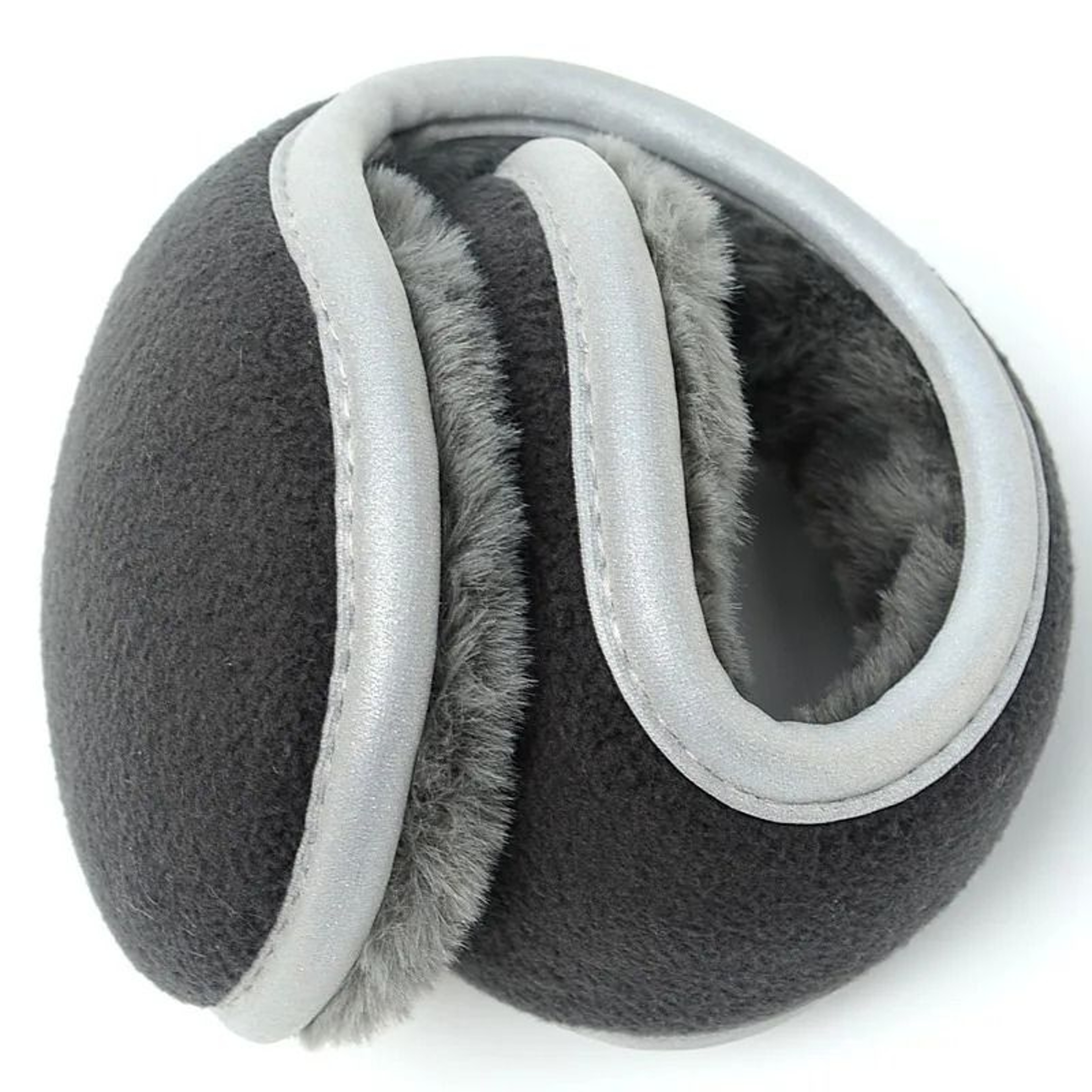 Reflective Foldable Winter Earmuffs  Warm Fleece Ear Covers For Men And Women 0