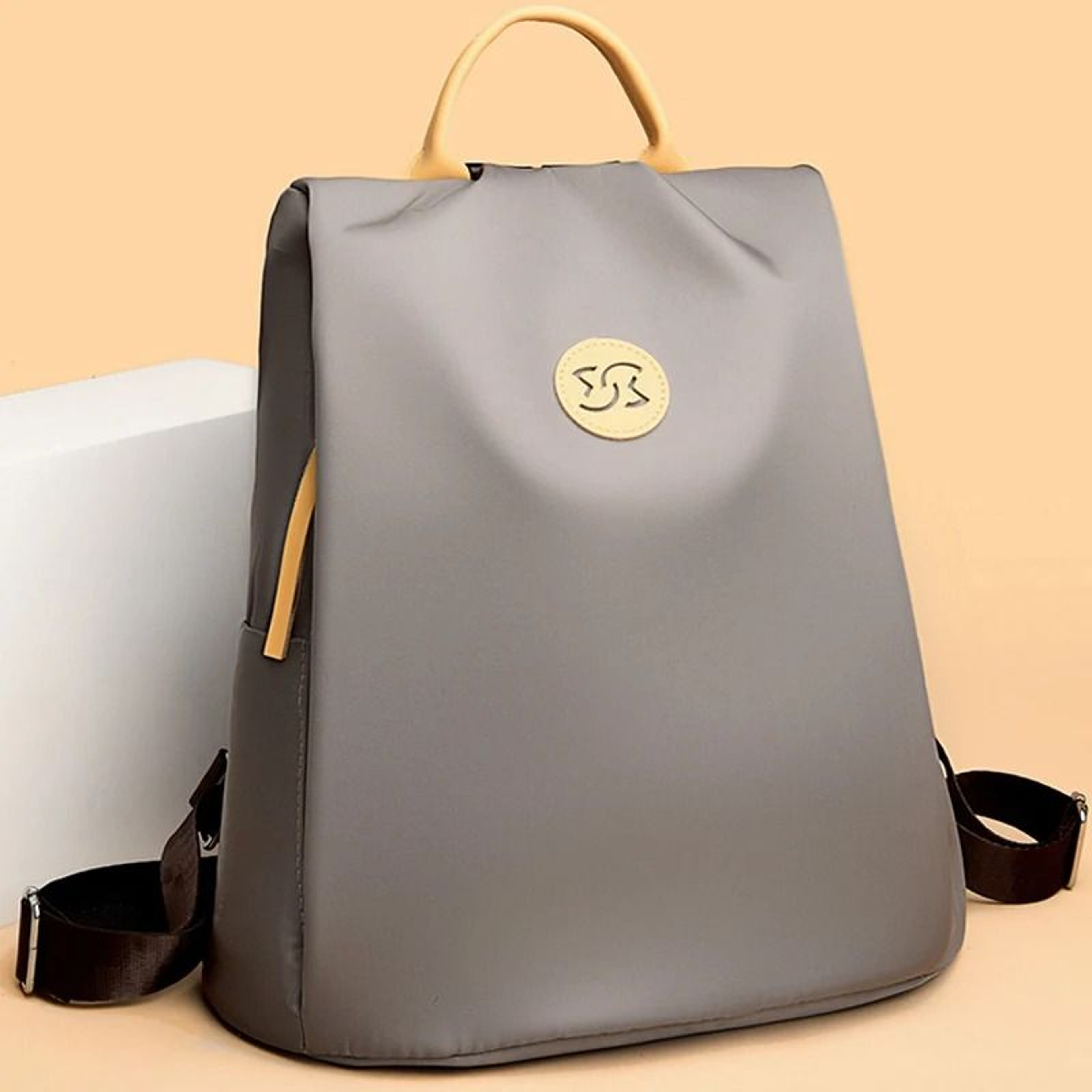 AntiTheft Nylon Travel Backpack  Modern WaterResistant Rucksack For School  Commuting 1