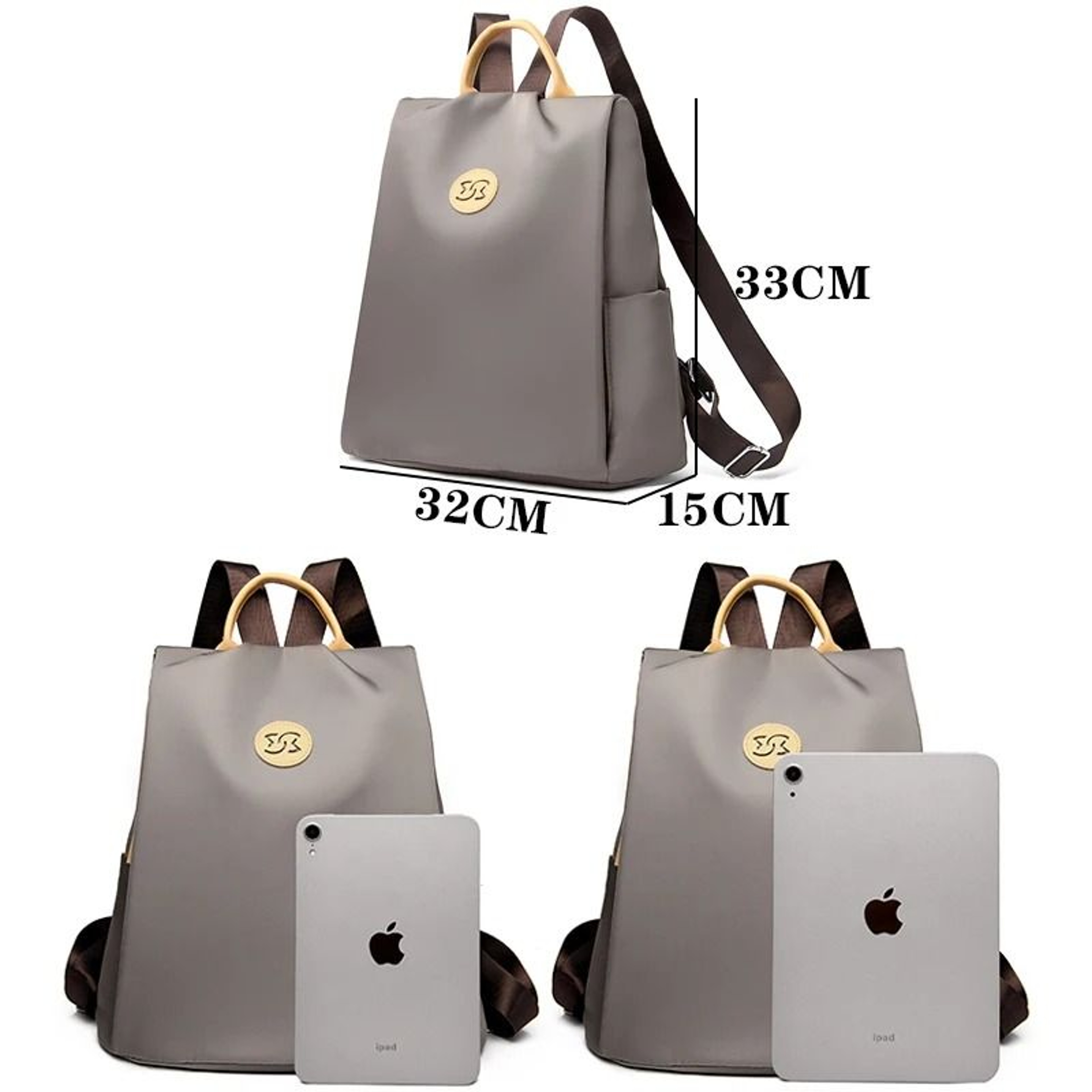 AntiTheft Nylon Travel Backpack  Modern WaterResistant Rucksack For School  Commuting 2
