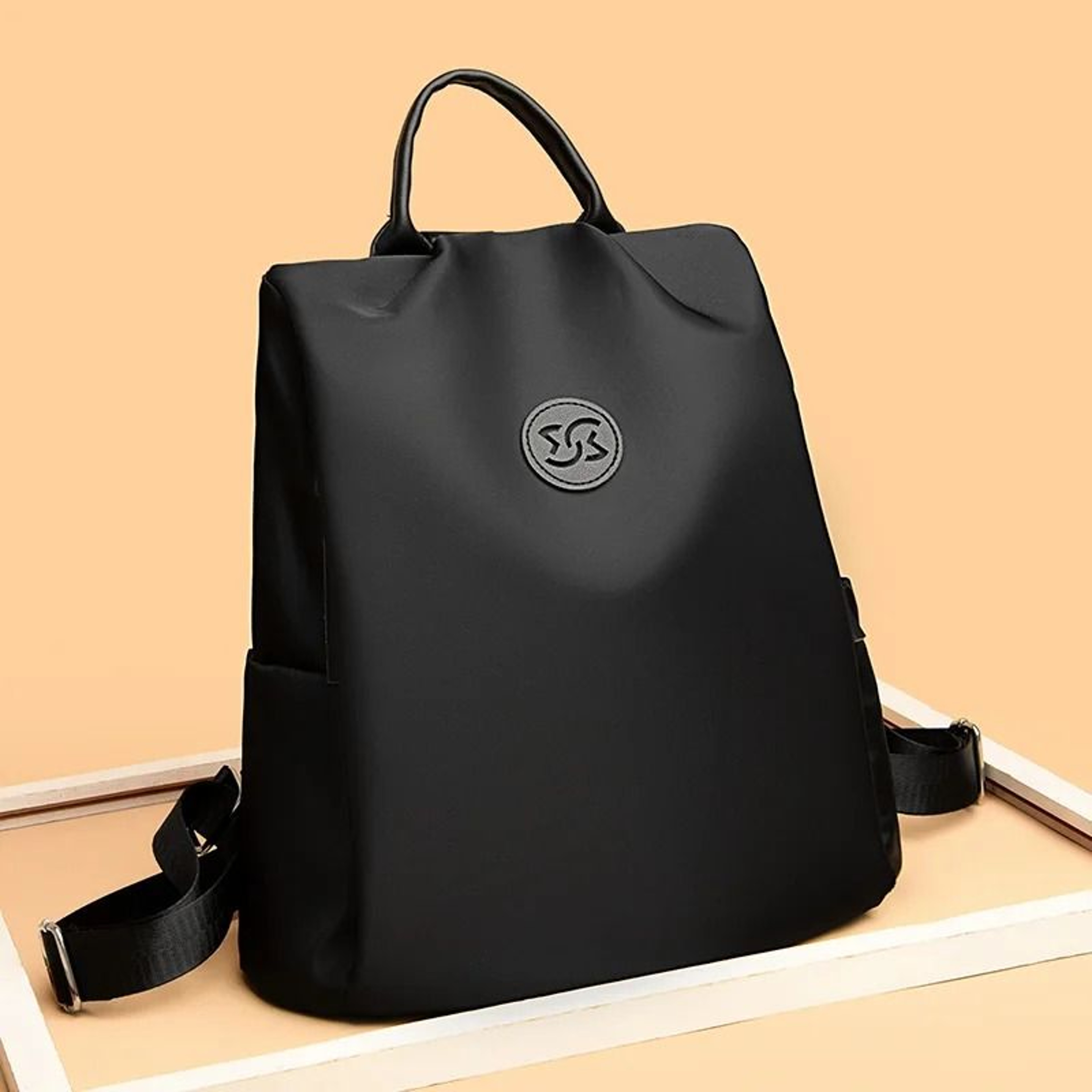 AntiTheft Nylon Travel Backpack  Modern WaterResistant Rucksack For School  Commuting 4
