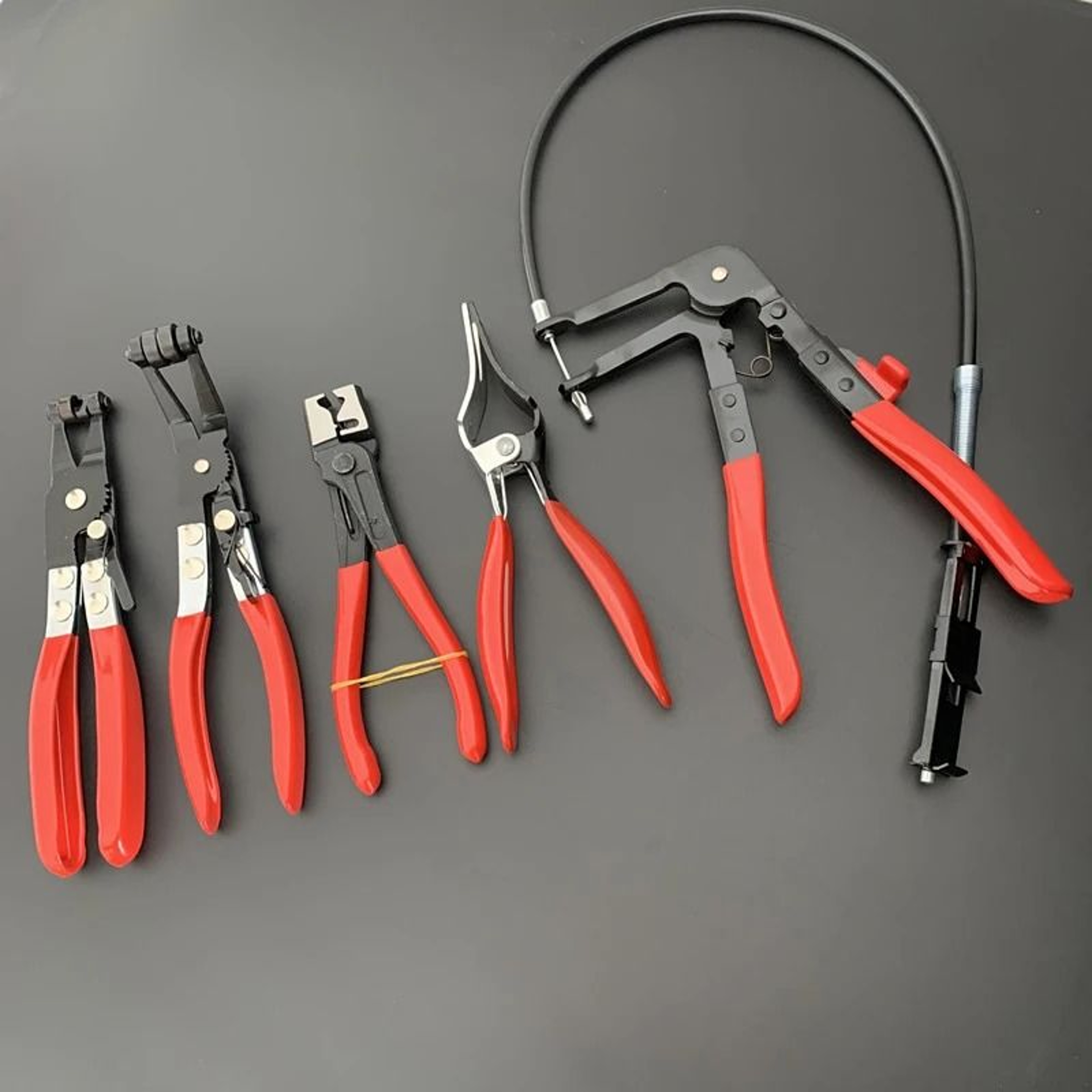Flat Band Hose Clamp Pliers  Car Water Pipe Removal  Repair Tool 0