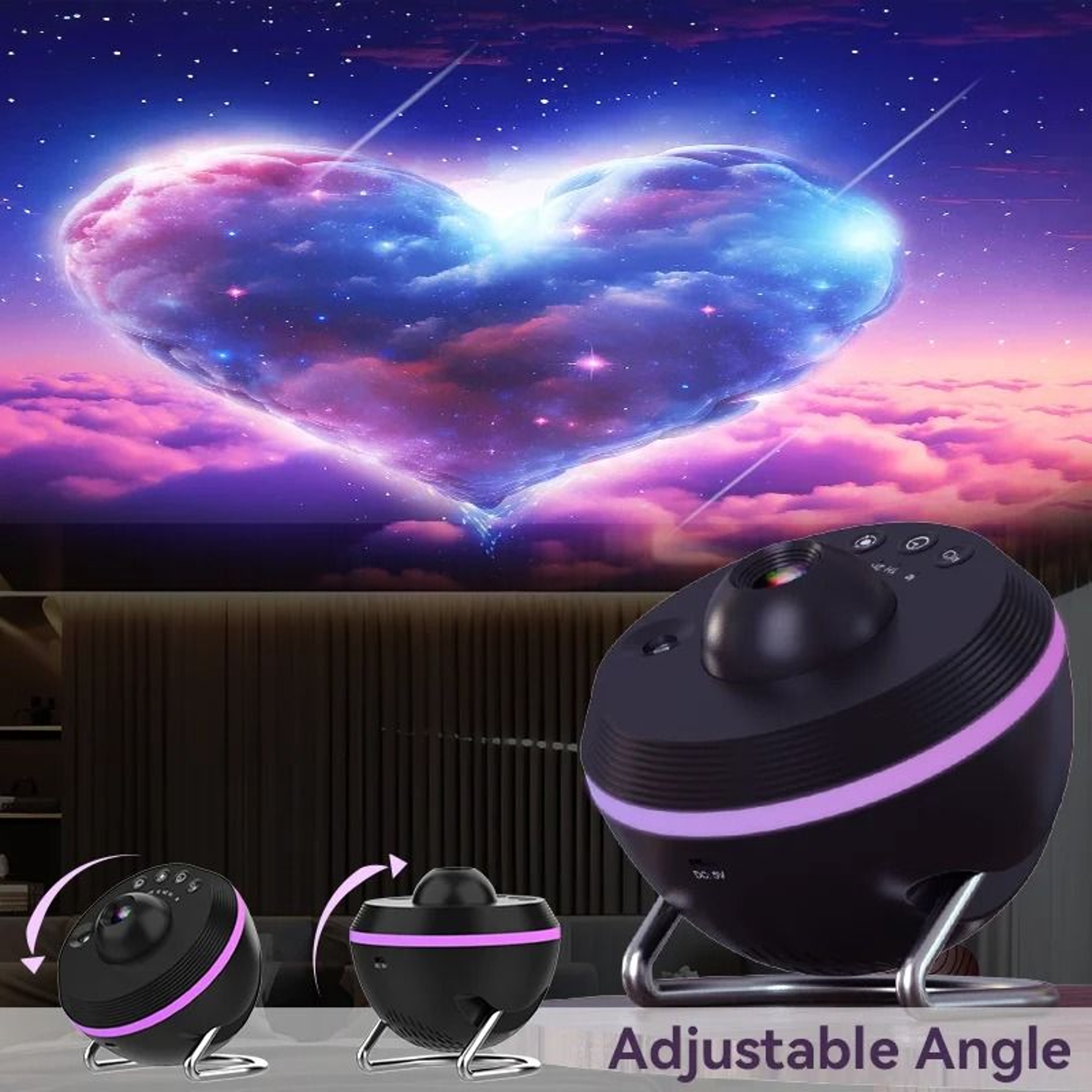 Meteor 13in1 Ultra Clear Galaxy Projector  Professional Rotary Planetarium Night Light 4