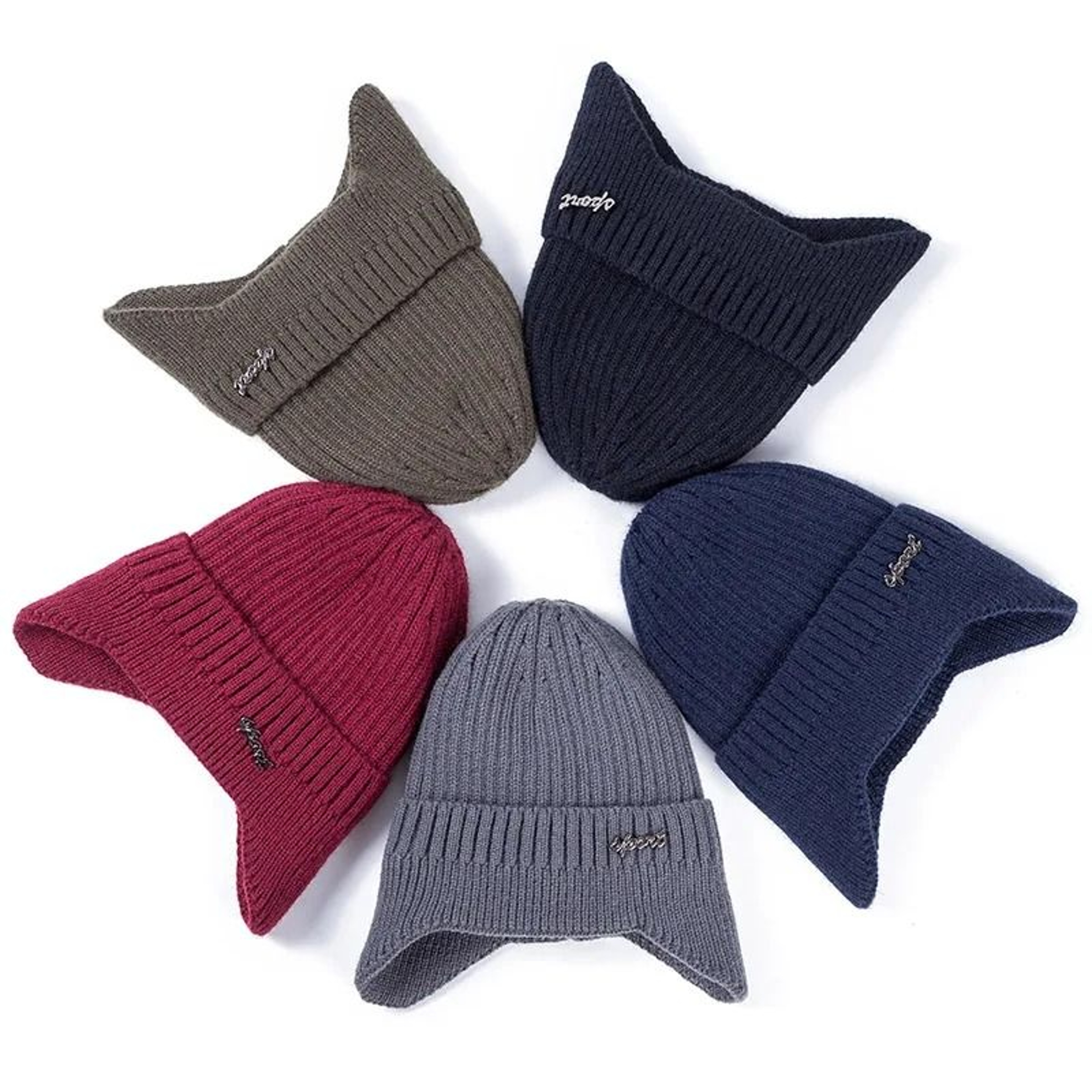 Thermal Knit Earflap Beanie  Stylish Winter Hat With Integrated Ear Protection 2