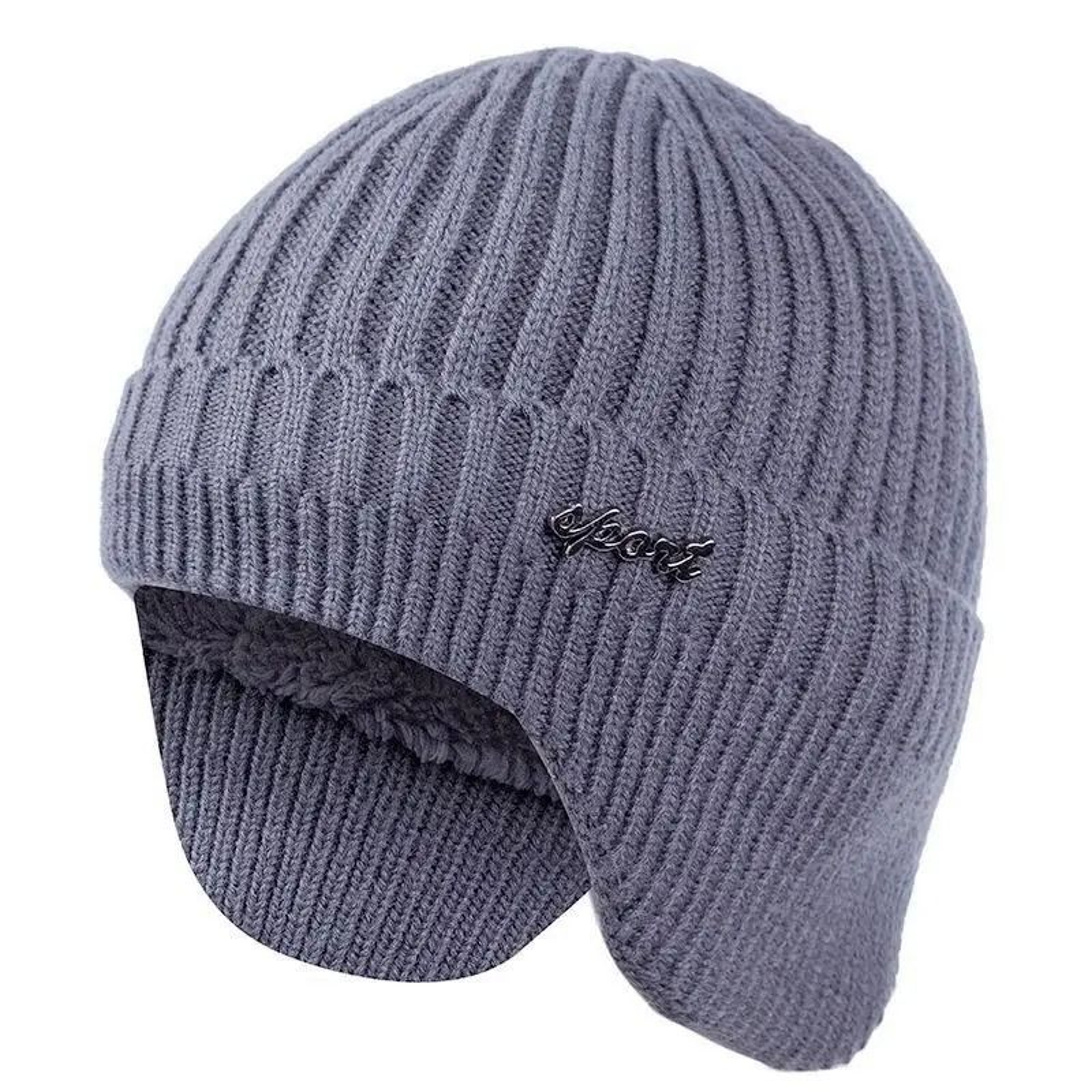 Thermal Knit Earflap Beanie  Stylish Winter Hat With Integrated Ear Protection 9