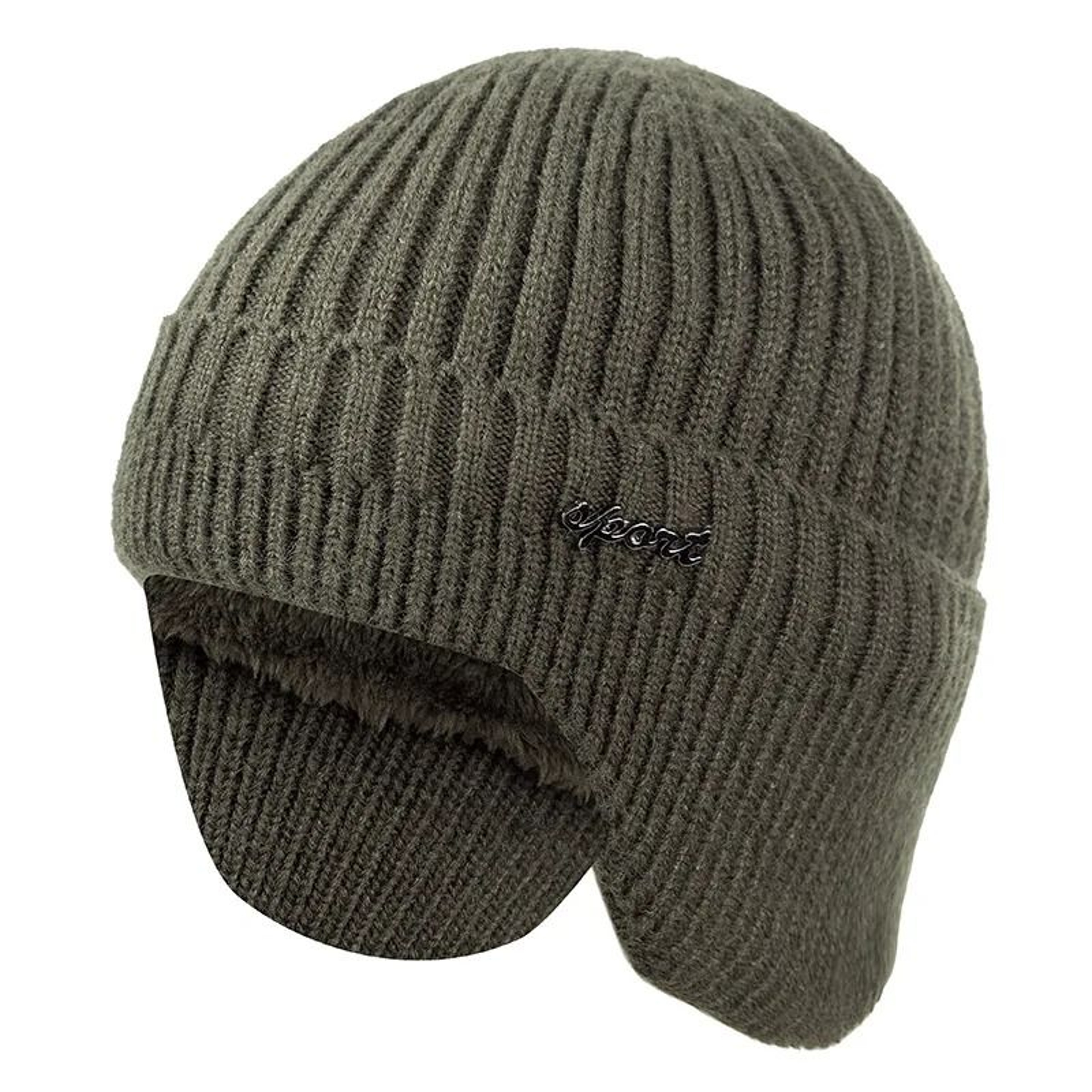 Thermal Knit Earflap Beanie  Stylish Winter Hat With Integrated Ear Protection 11