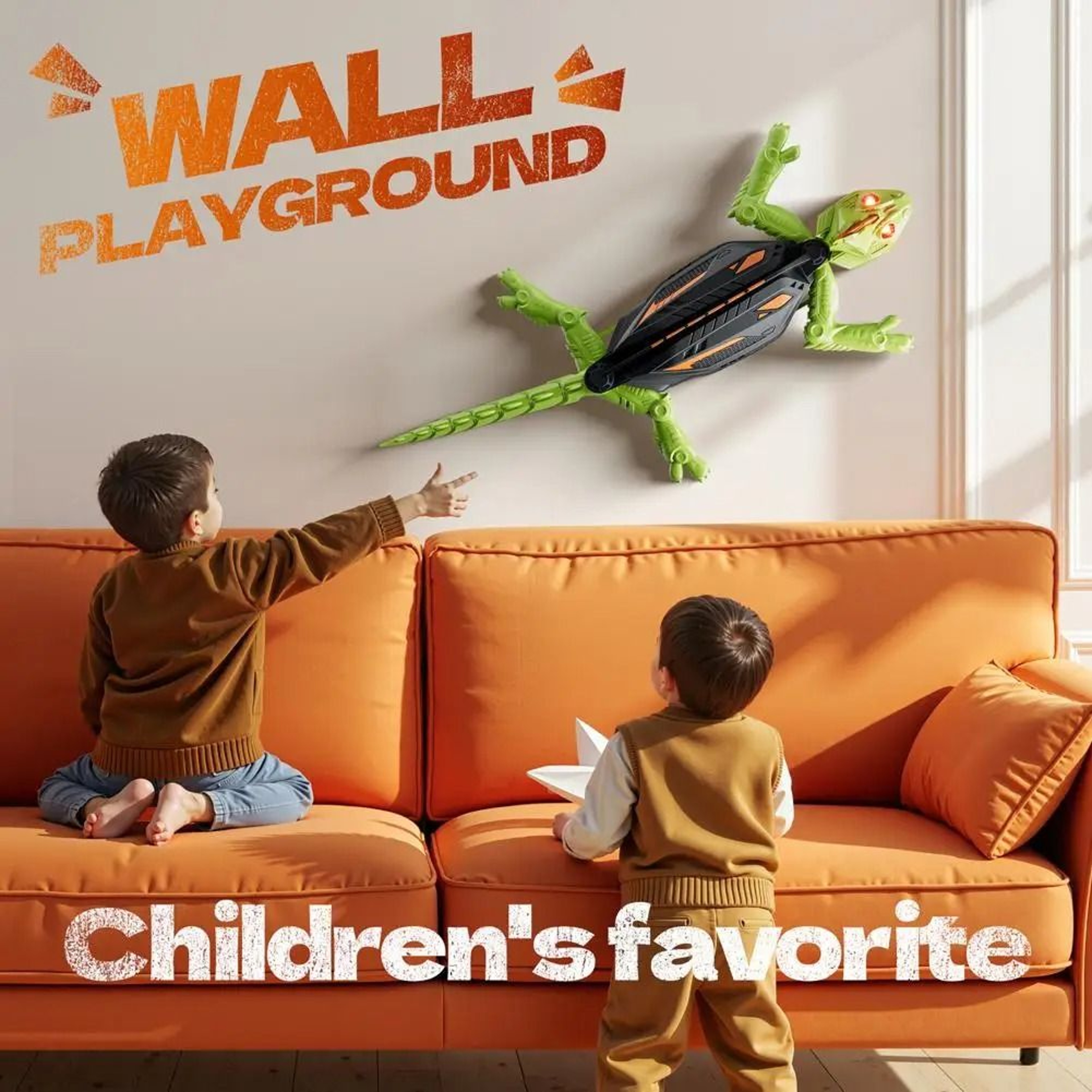 Remote Control WallClimbing Gecko  HighTech Electric Stunt Lizard Toy 2