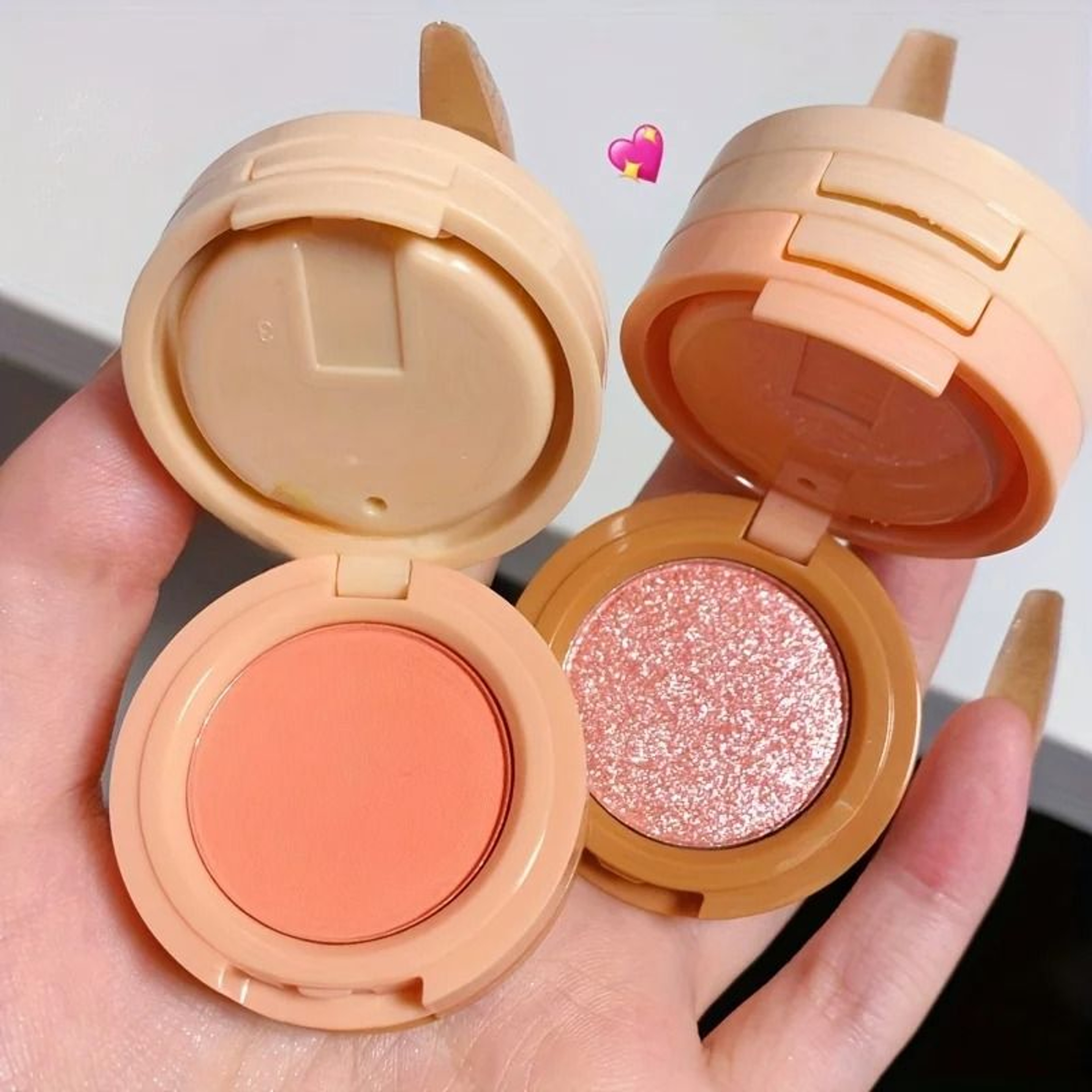 3in1 Professional Makeup Palette  3Layer Matte  Pearlescent Blush Highlighter And Contouring Set 4