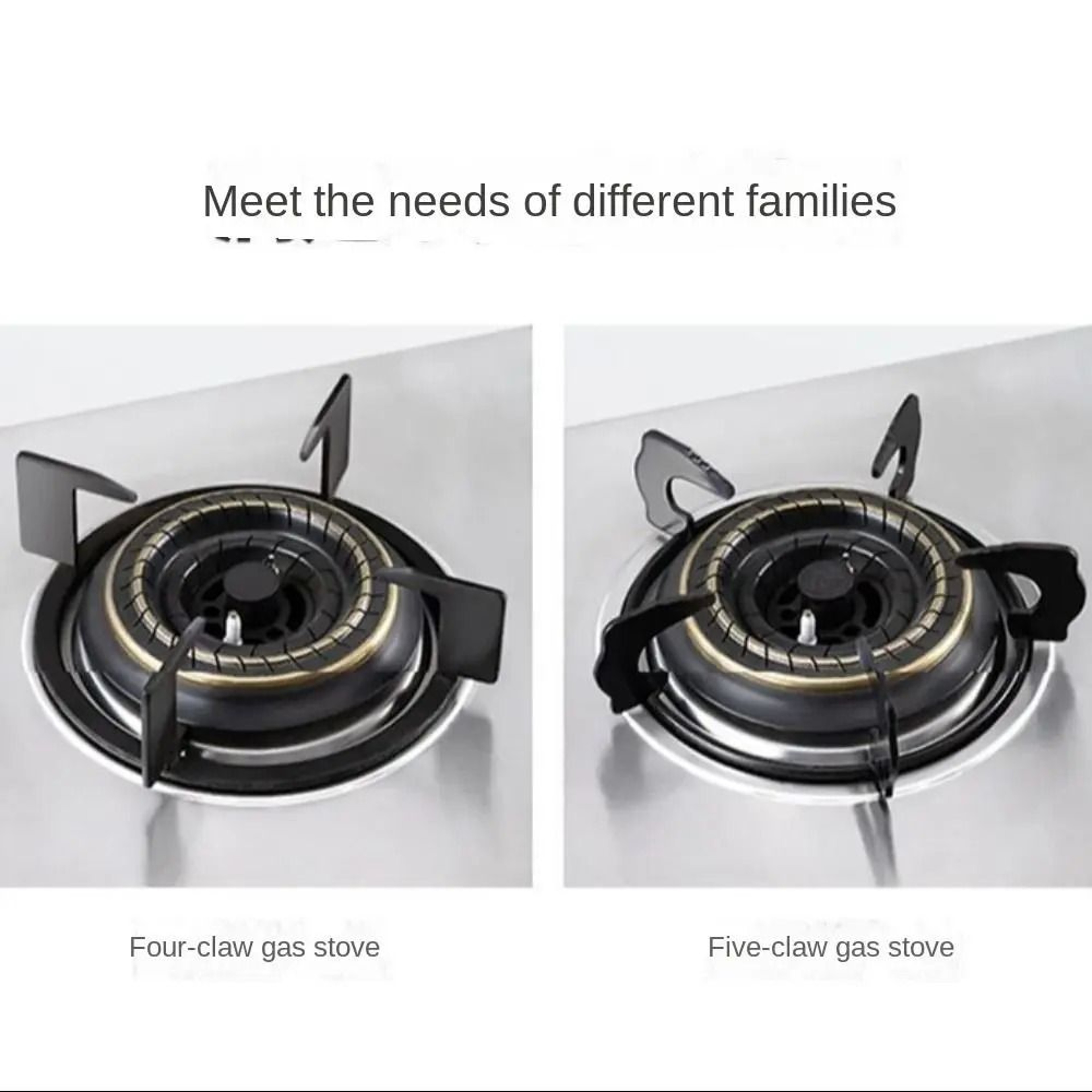 EnergySaving Universal Gas Hob Windshield  HeavyDuty AntiSlip Cast Iron Cover 2