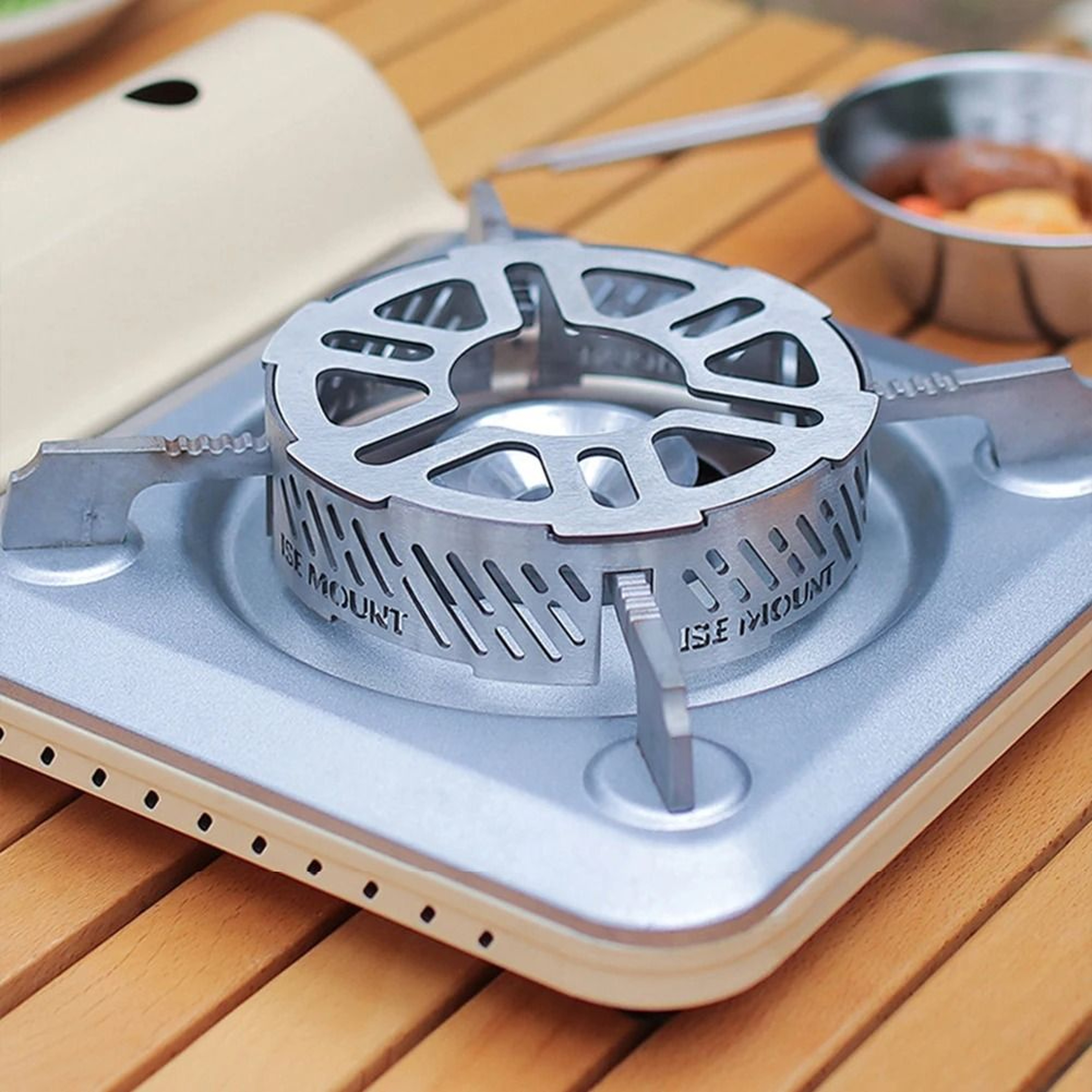 Stainless Steel Gas Stove Windshield  HighTemperature Resistant Windproof Ring For Camping  Picnics 0
