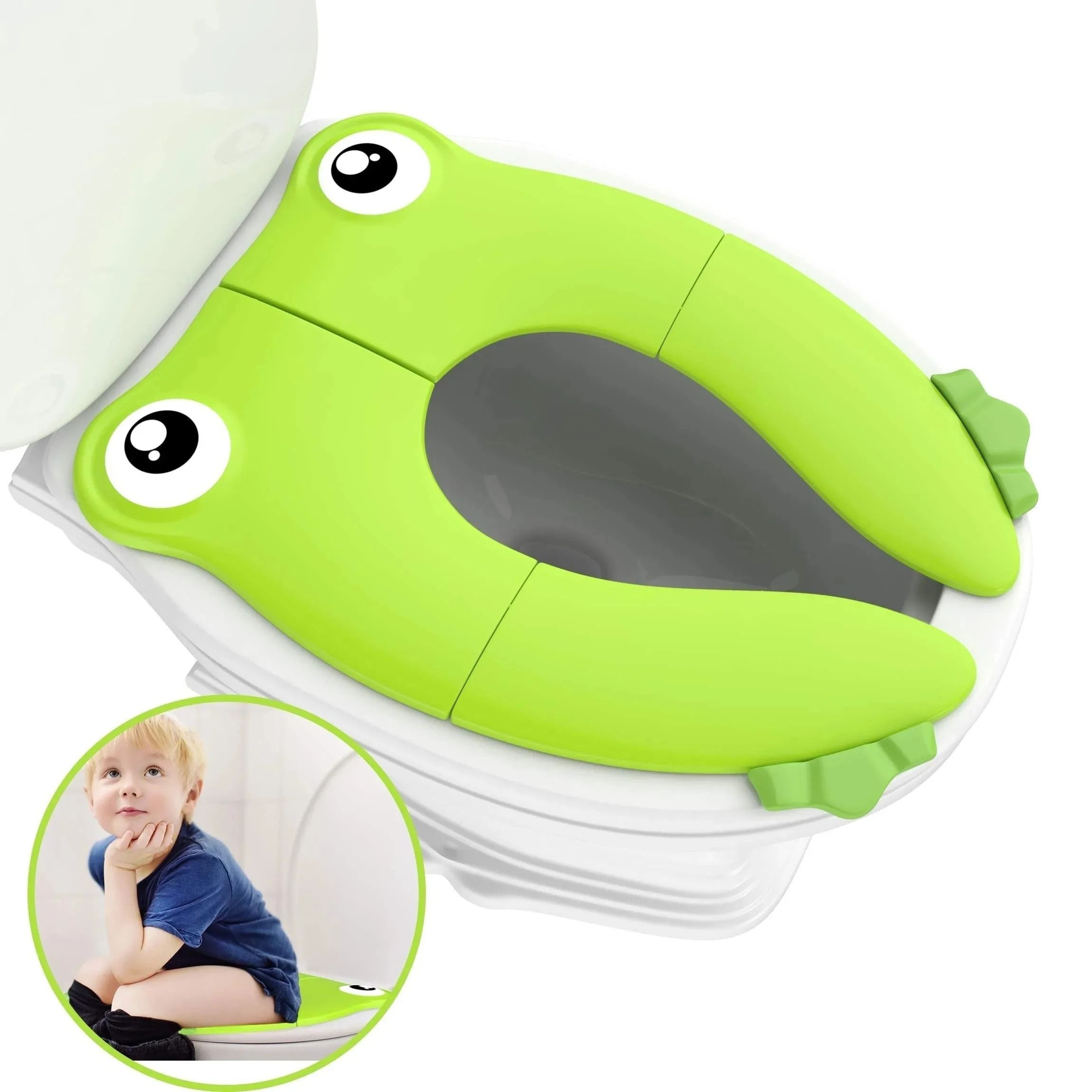 Baby Travel Folding Potty Seat  Portable NonSlip Silicone Training Pad For Kids 0