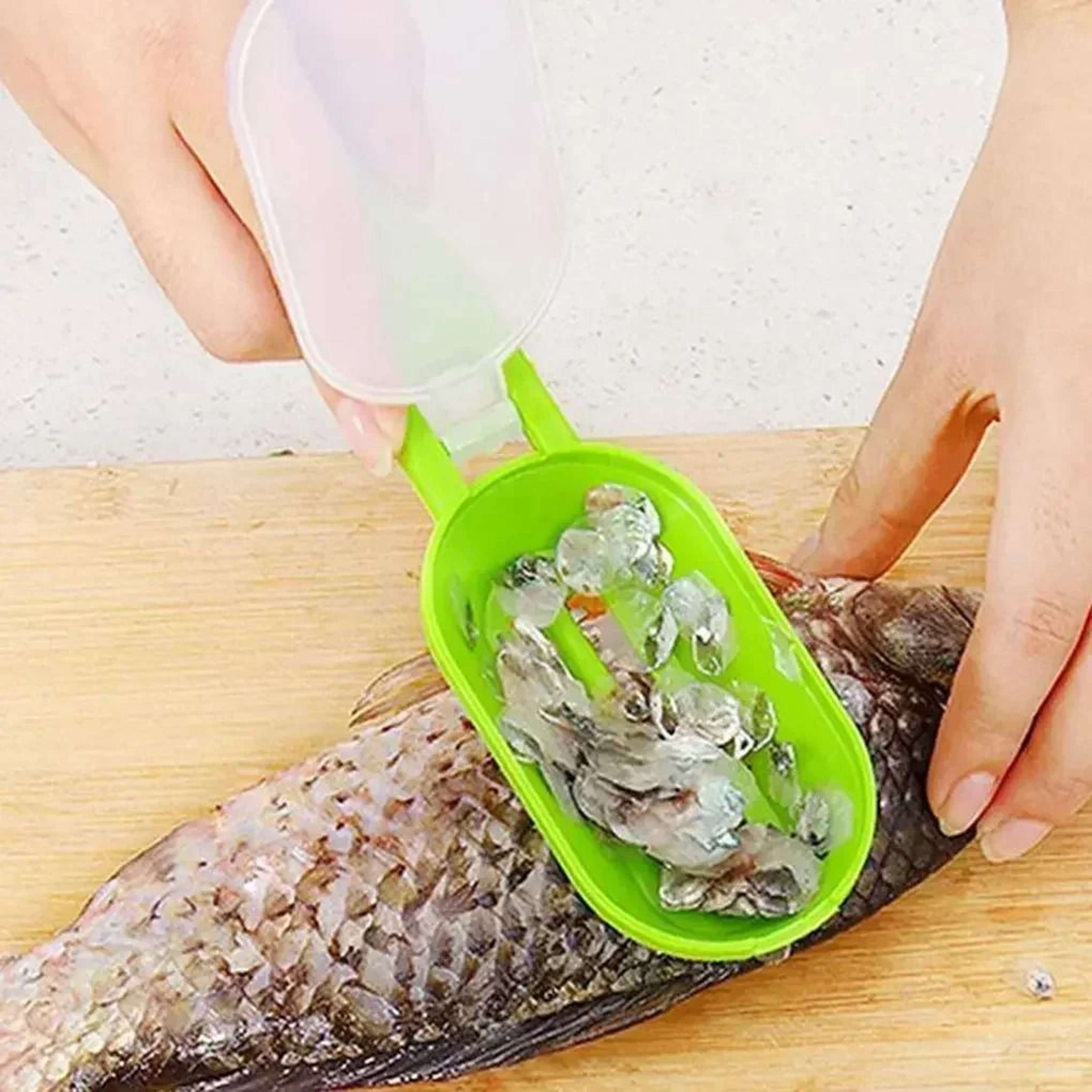 Fish Skin Brush  Scaler  Fast Action Scraping  Cleaning Tool 1