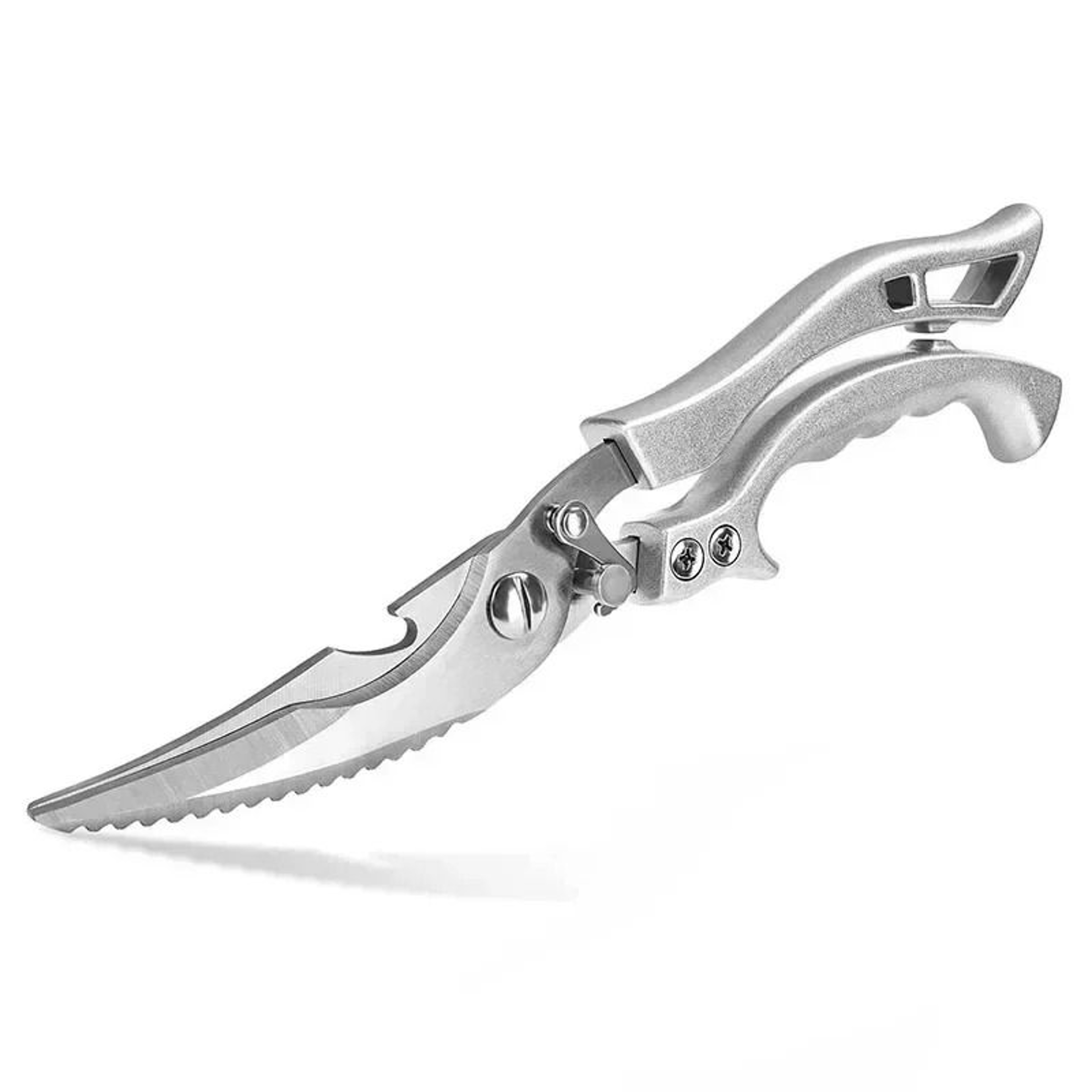 Stainless Steel Kitchen Shears  HeavyDuty Chicken Bone  Seafood Cutter 5