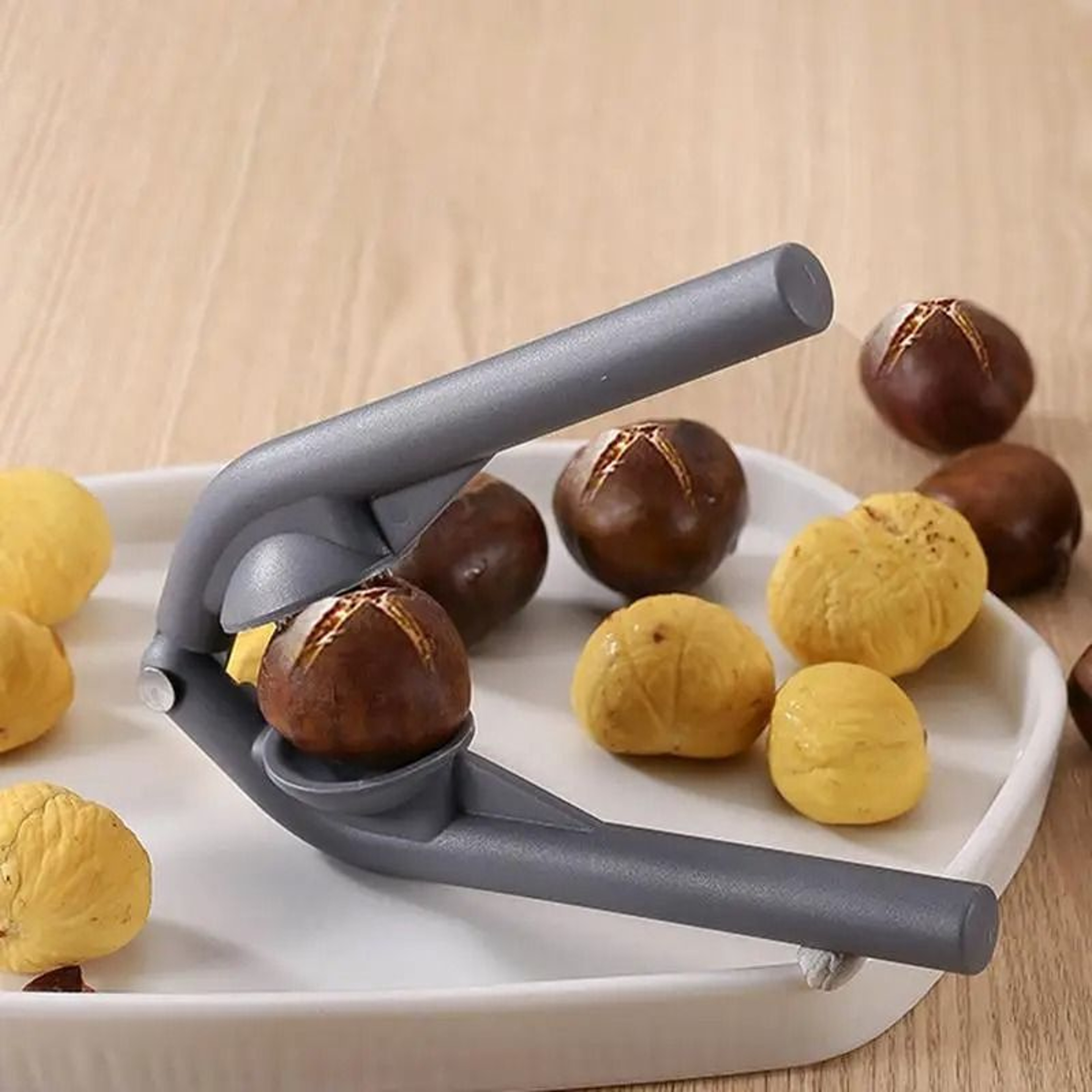 Chestnut Open Clip  Multipurpose Nutcracker  Shelling Cutter 6