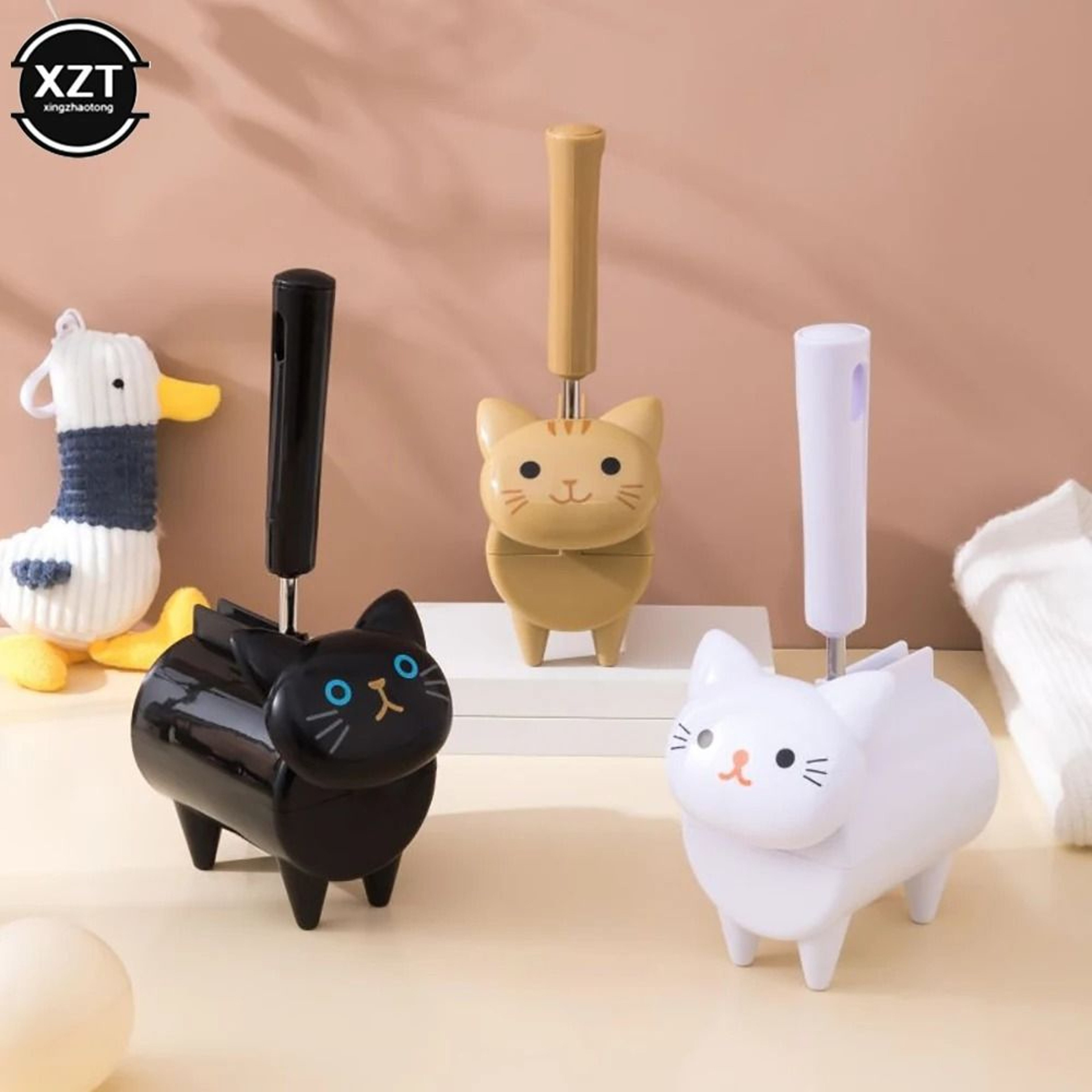 New Cute Cat Lint Remover  Professional Pet Hair  Fabric Cleaning Roller 1