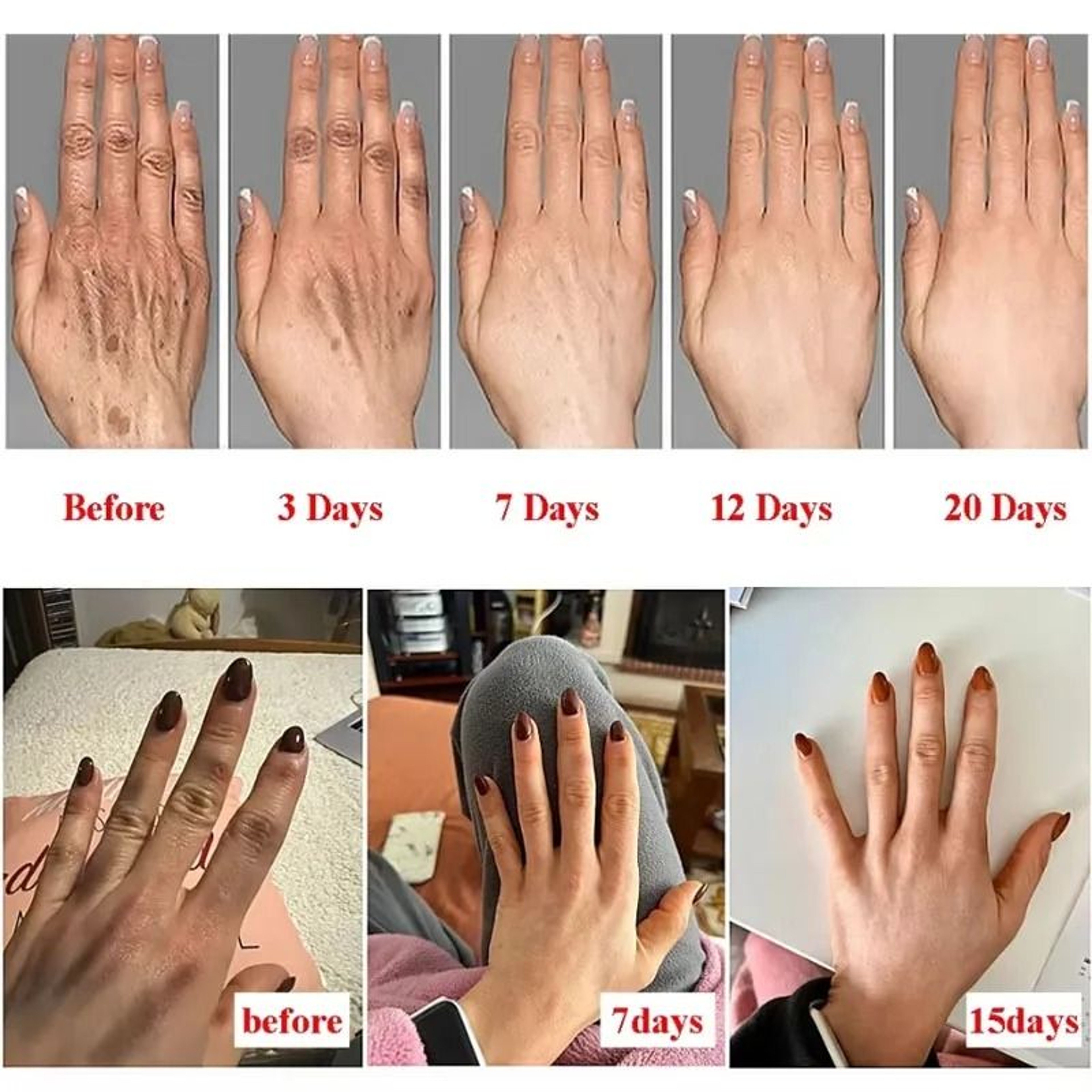 AntiWrinkle Coconut Oil Hand Cream  Intensive AntiCrack  Repair Serum 3