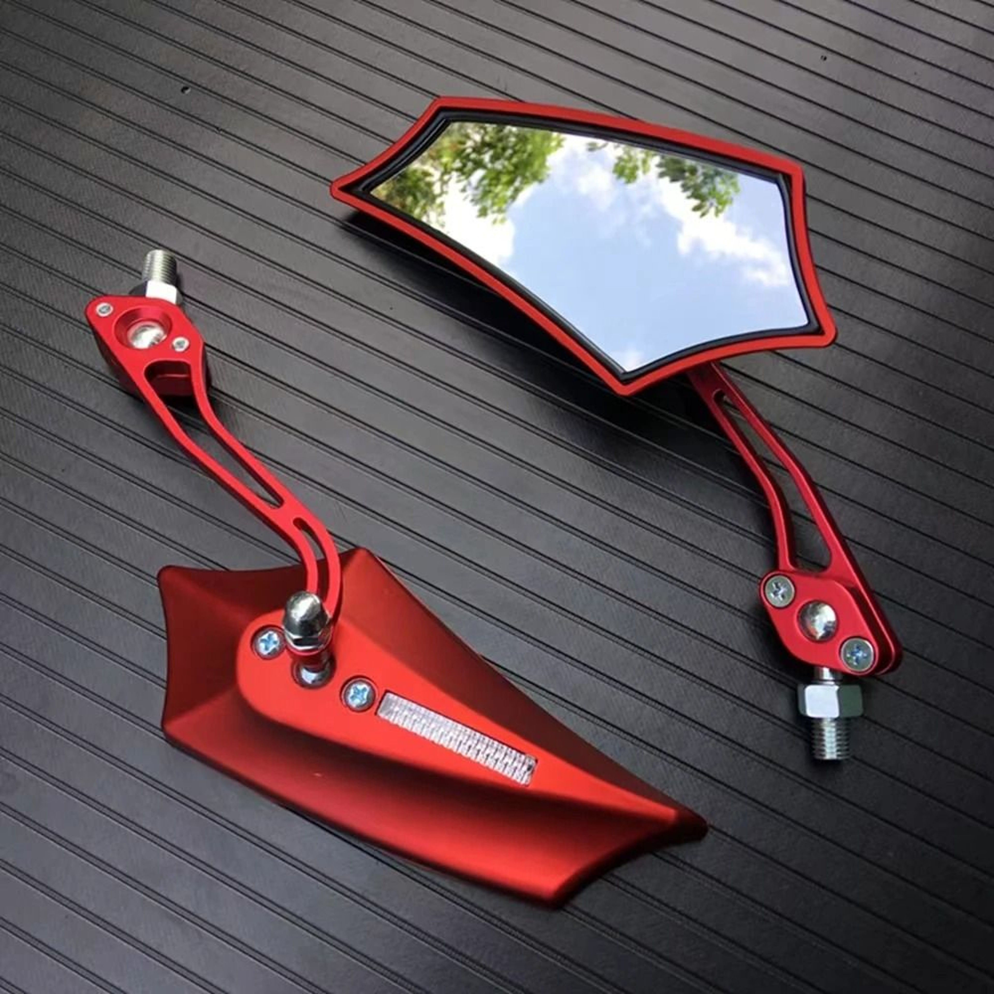 Universal Motorcycle Rearview Mirror Pair  8mm10mm Moto  ATV Accessories 8
