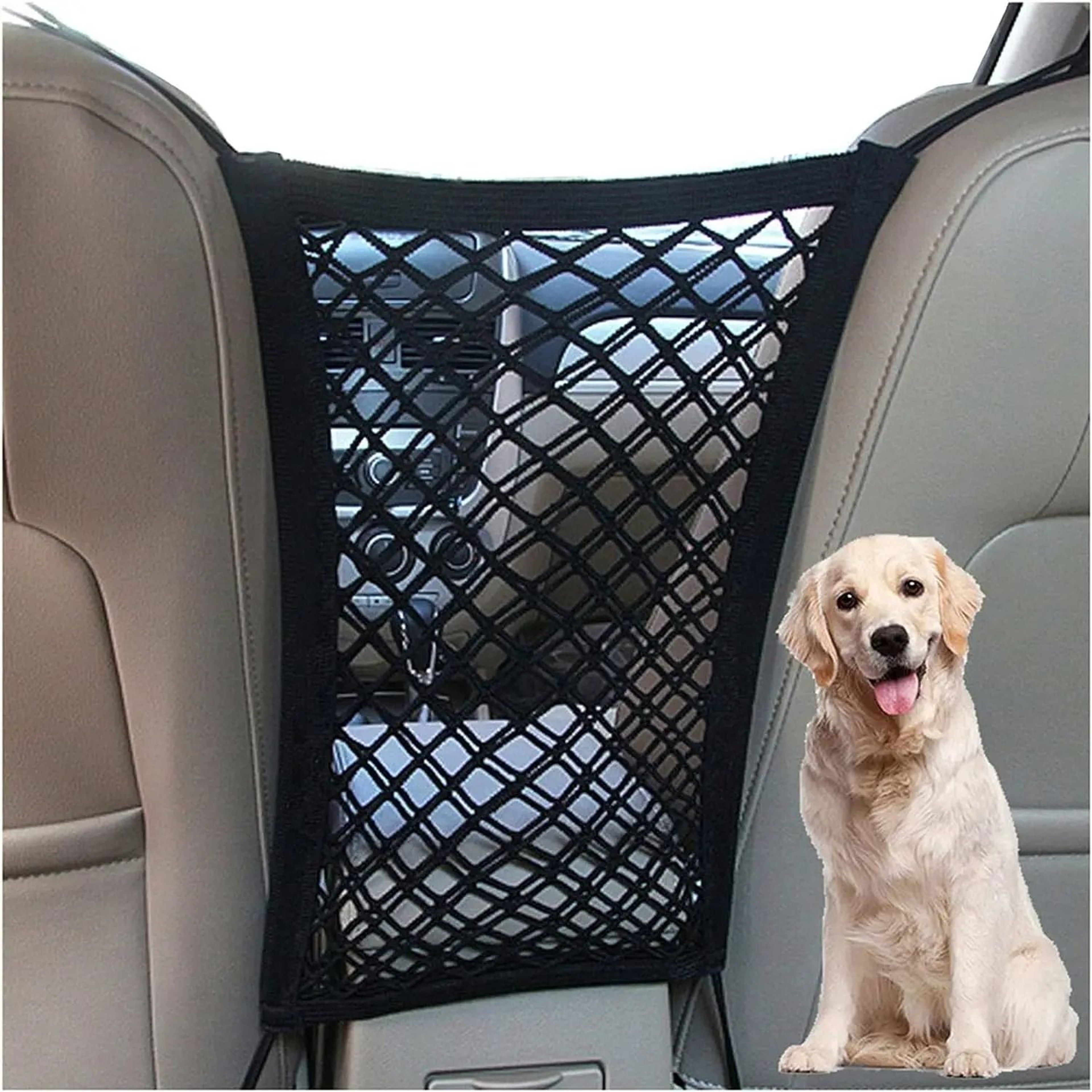 Pet Car Barrier  Mesh Storage Bag  Back Seat Safety Protector For Dogs 0