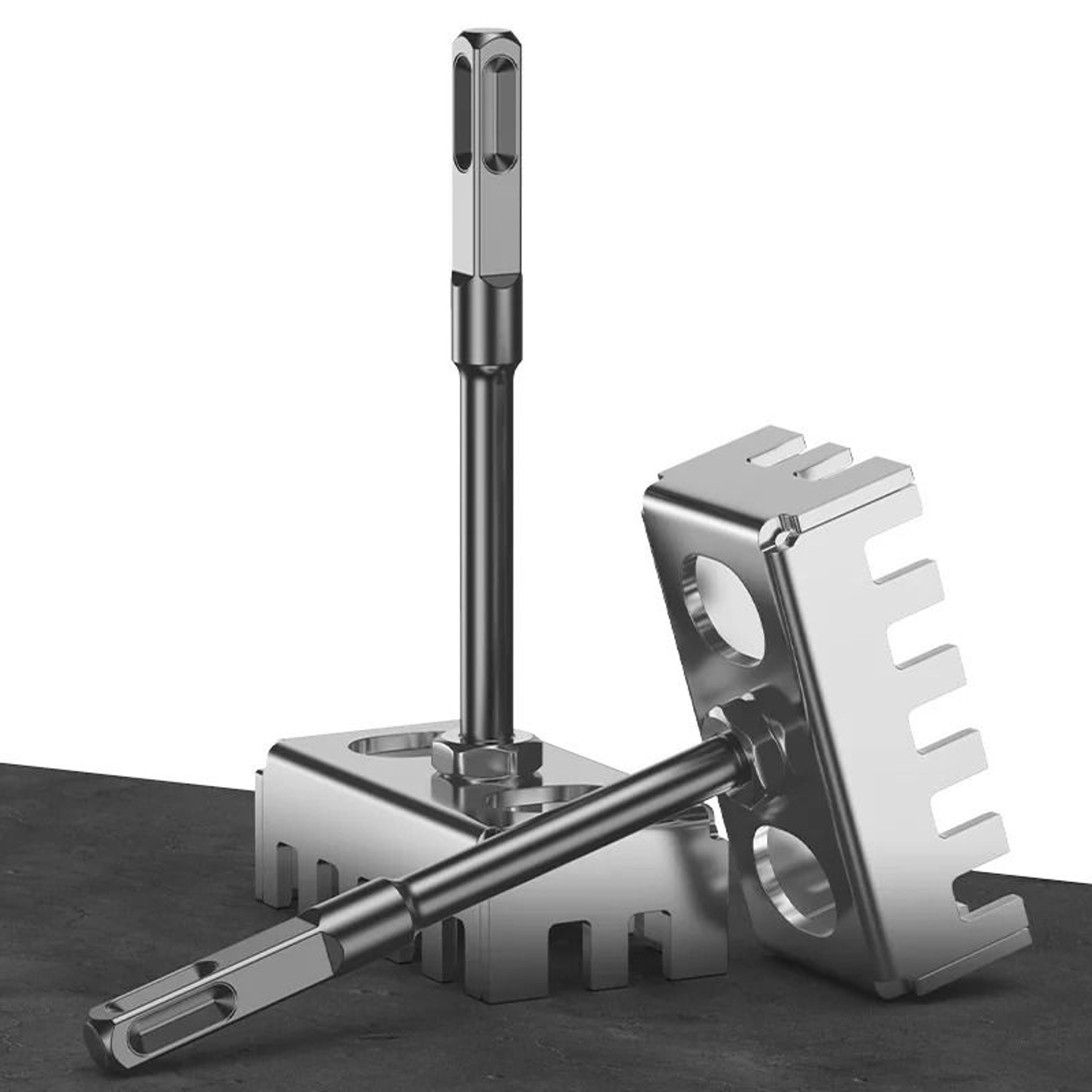 Square Hole Cutter  Electric Box Grooving  Slotting Tool For Brick And Concrete 5