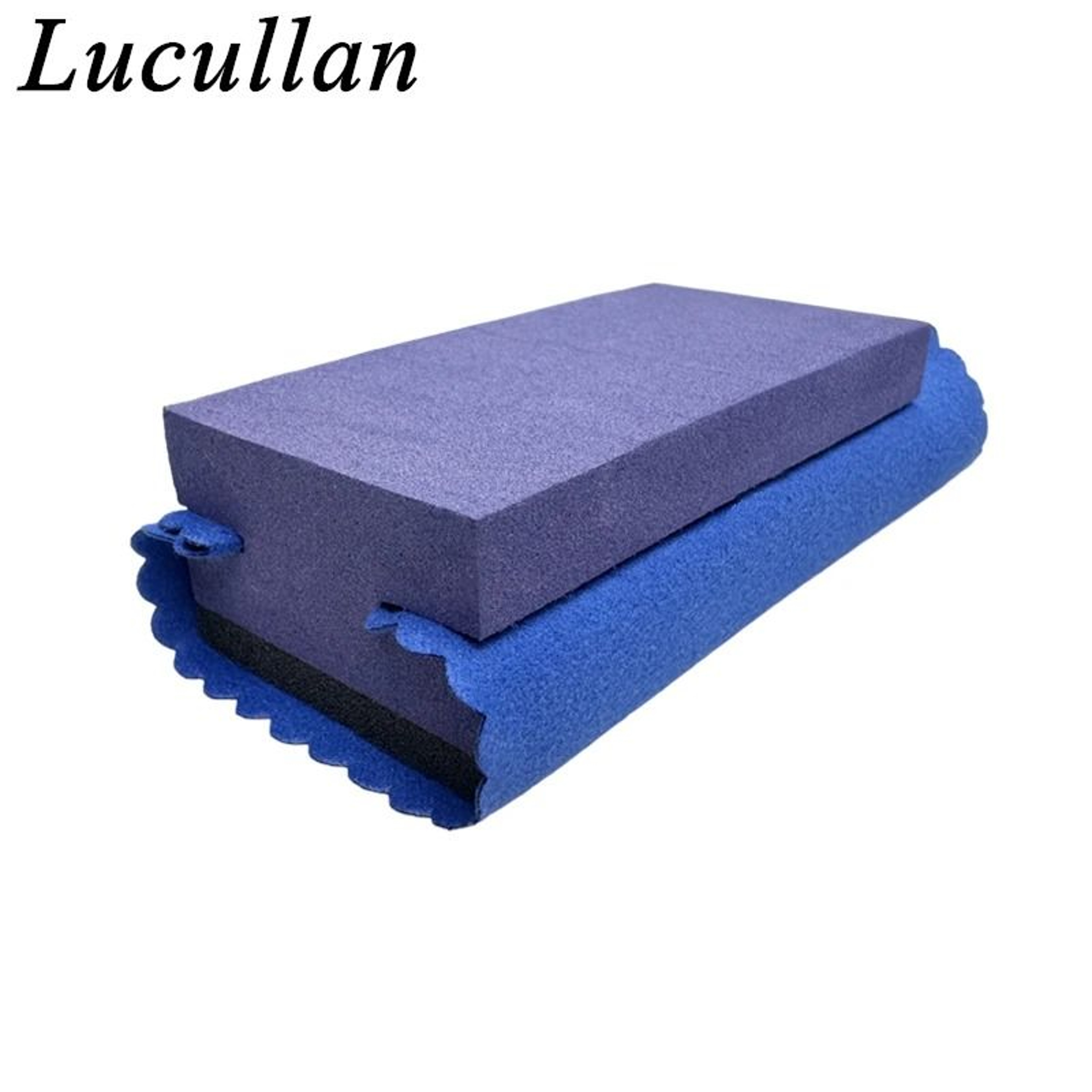 Ceramic Coating Applicator Kit  Premium Purple Applicator  Blue Suede Detailing Cloths 4