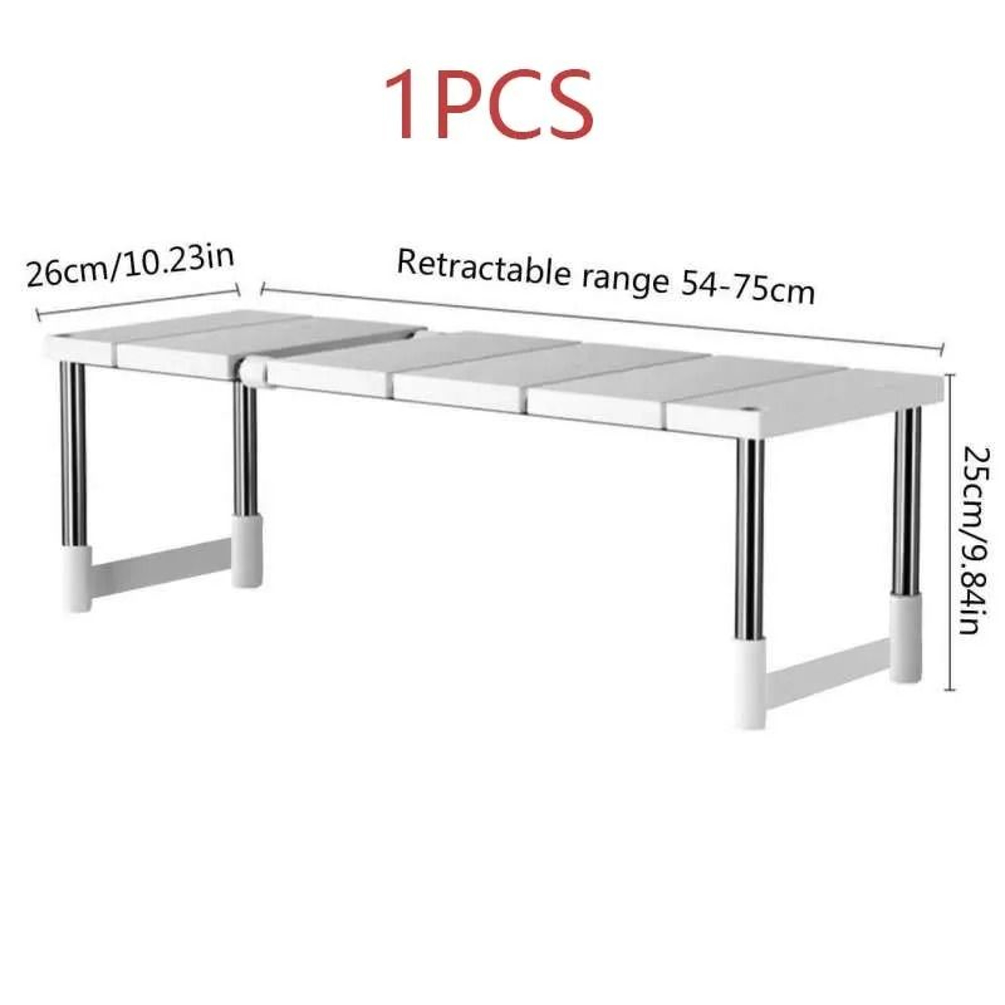 Stackable Wardrobe Partition Rack  Telescopic Closet Sorting Shelves  Clothing Organizer 6