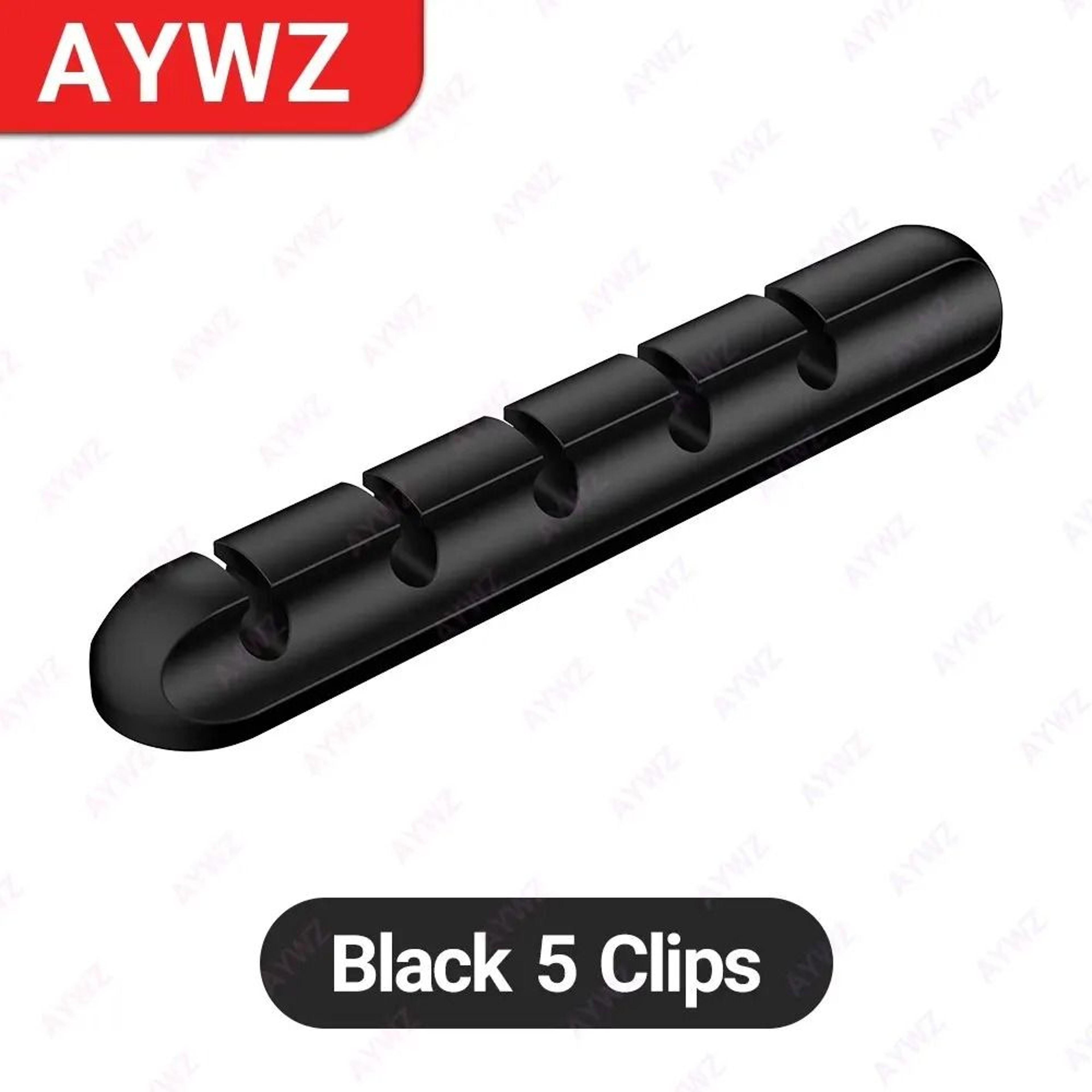 Adhesive Cable Holder Clips  MultiSlot Cord Management  Wire Organizer For Desktop  Nightstand 7
