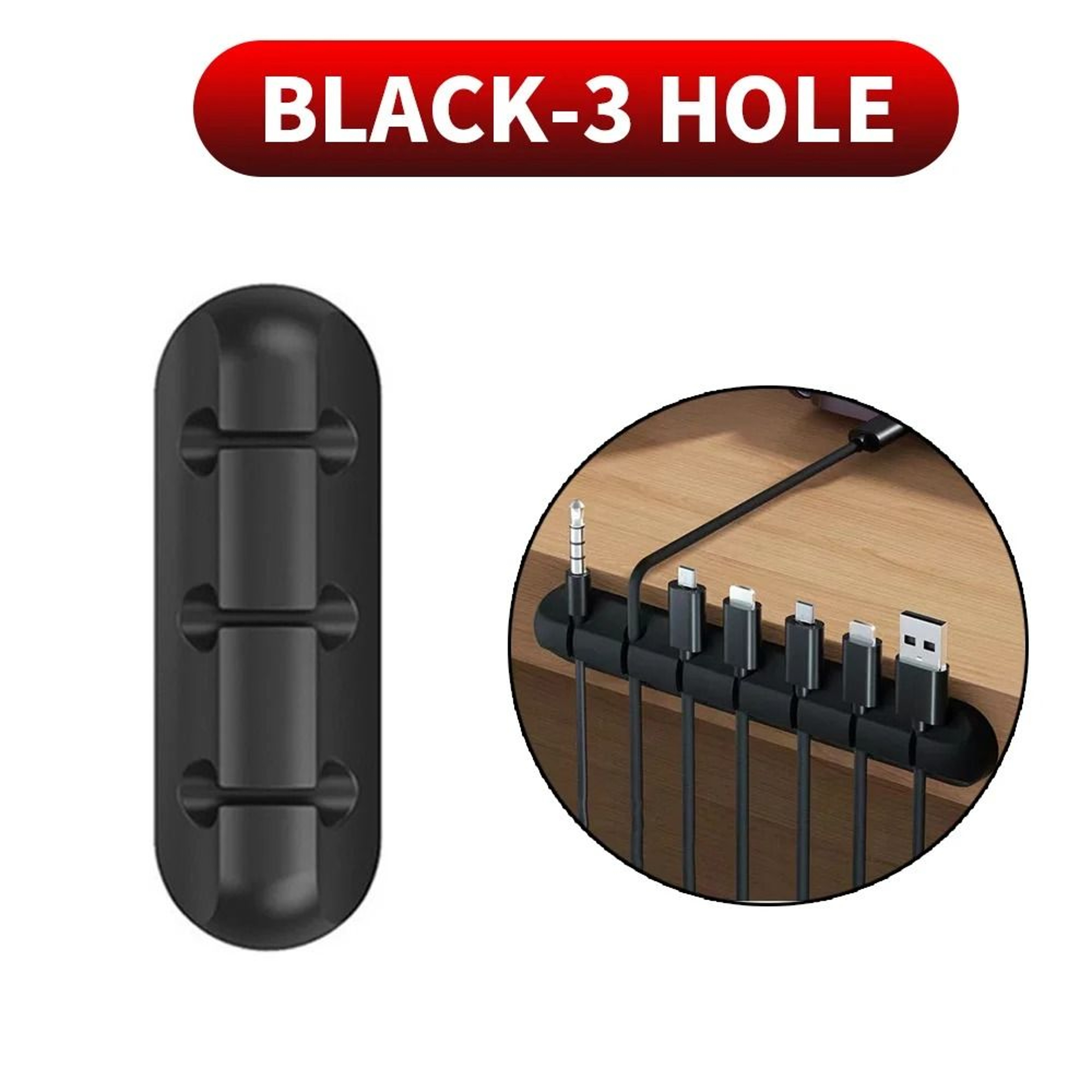 Silicone Cable Cord Organizer  MultiSlot USB Winder  SelfAdhesive Management Clips 11
